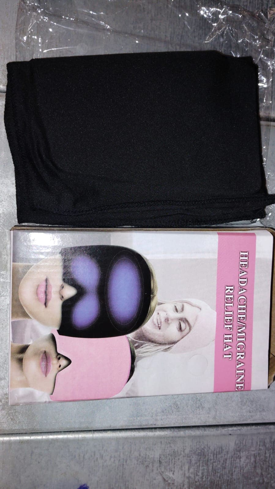 Headache Relief Hat Migraine Cap (1 pc / Black color) thumbnail 7