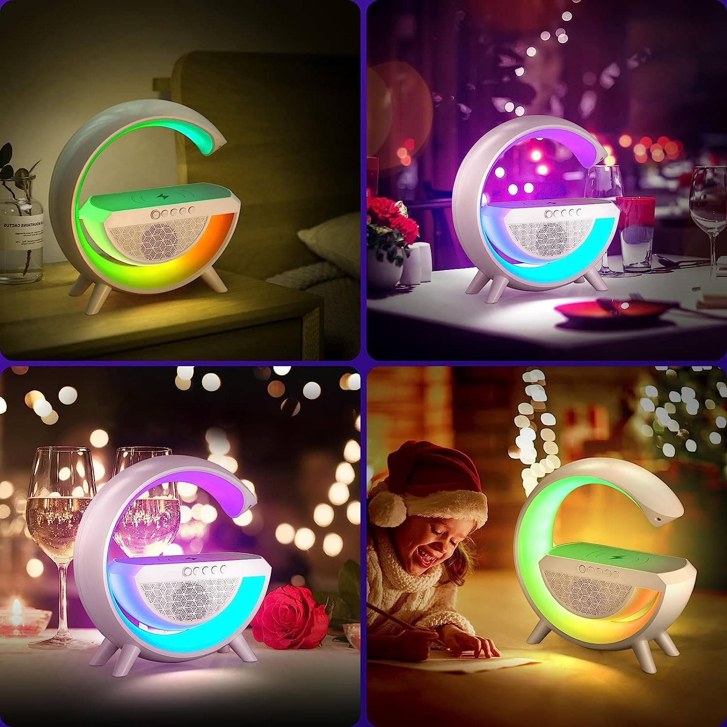 3-In-1 Multi-Function Led Night Lamp With Bluetooth Speaker ID-1393 thumbnail 3