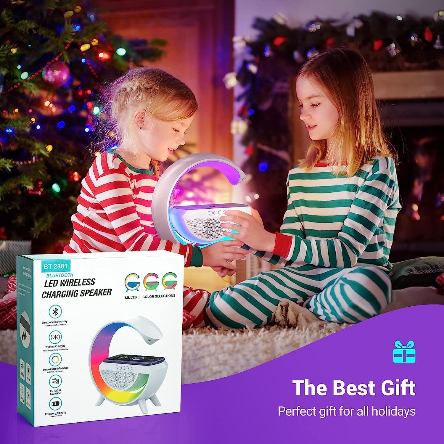 3-In-1 Multi-Function Led Night Lamp With Bluetooth Speaker ID-1393 thumbnail 7