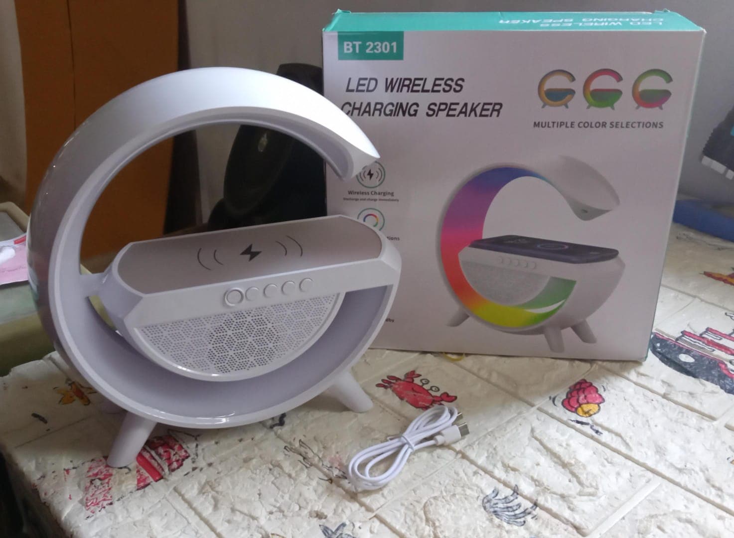 3-In-1 Multi-Function Led Night Lamp With Bluetooth Speaker ID-1393 thumbnail 9