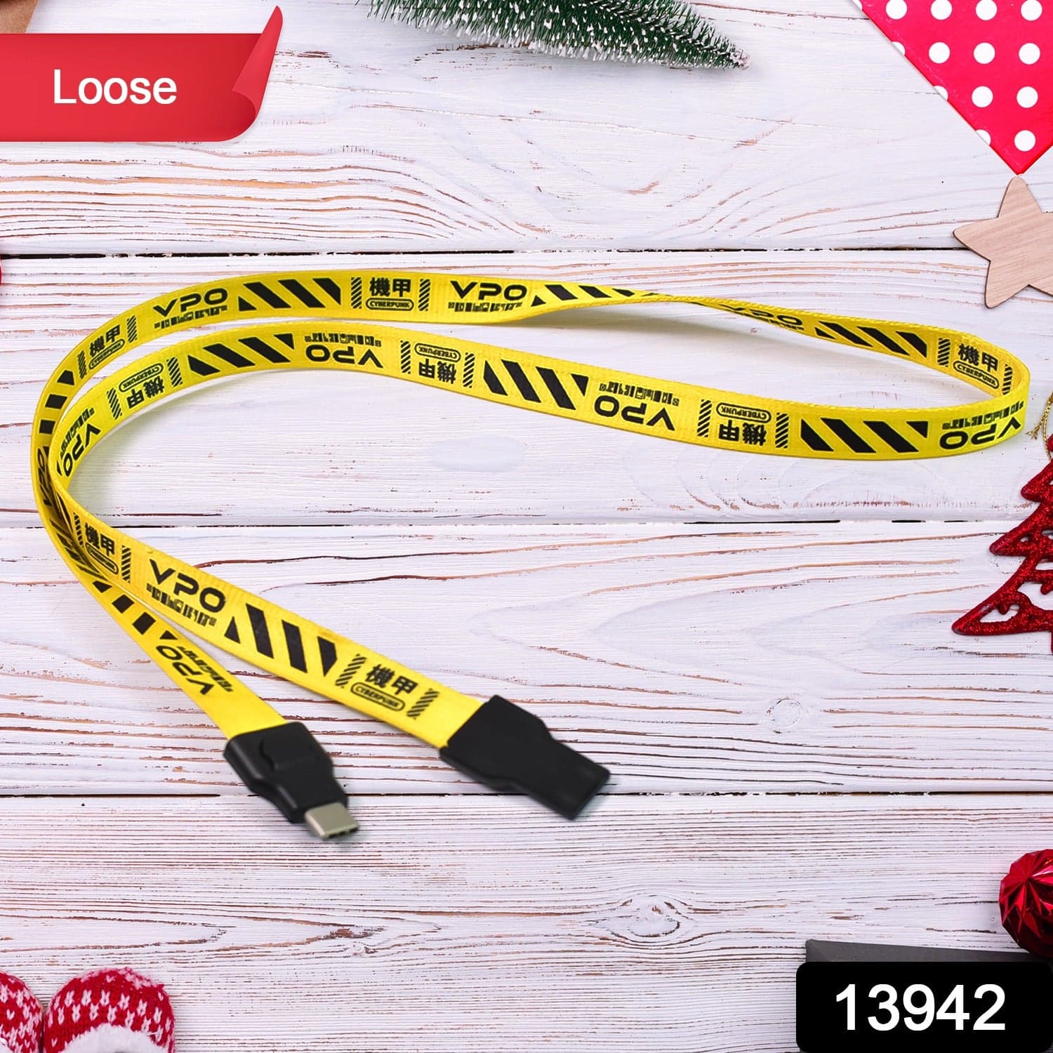 2 in 1 Lanyard Strap USB Charging Cable (1 Pc / Loose) thumbnail 2