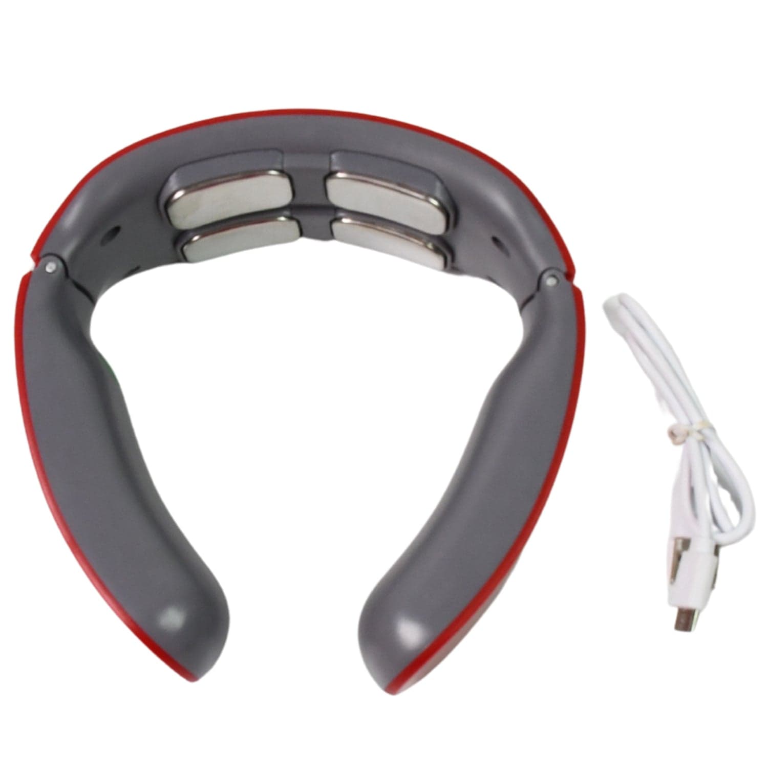 4 Heads Smart Electric Neck and Back Pulse Massager (1 Pc / Mix Design) thumbnail 6