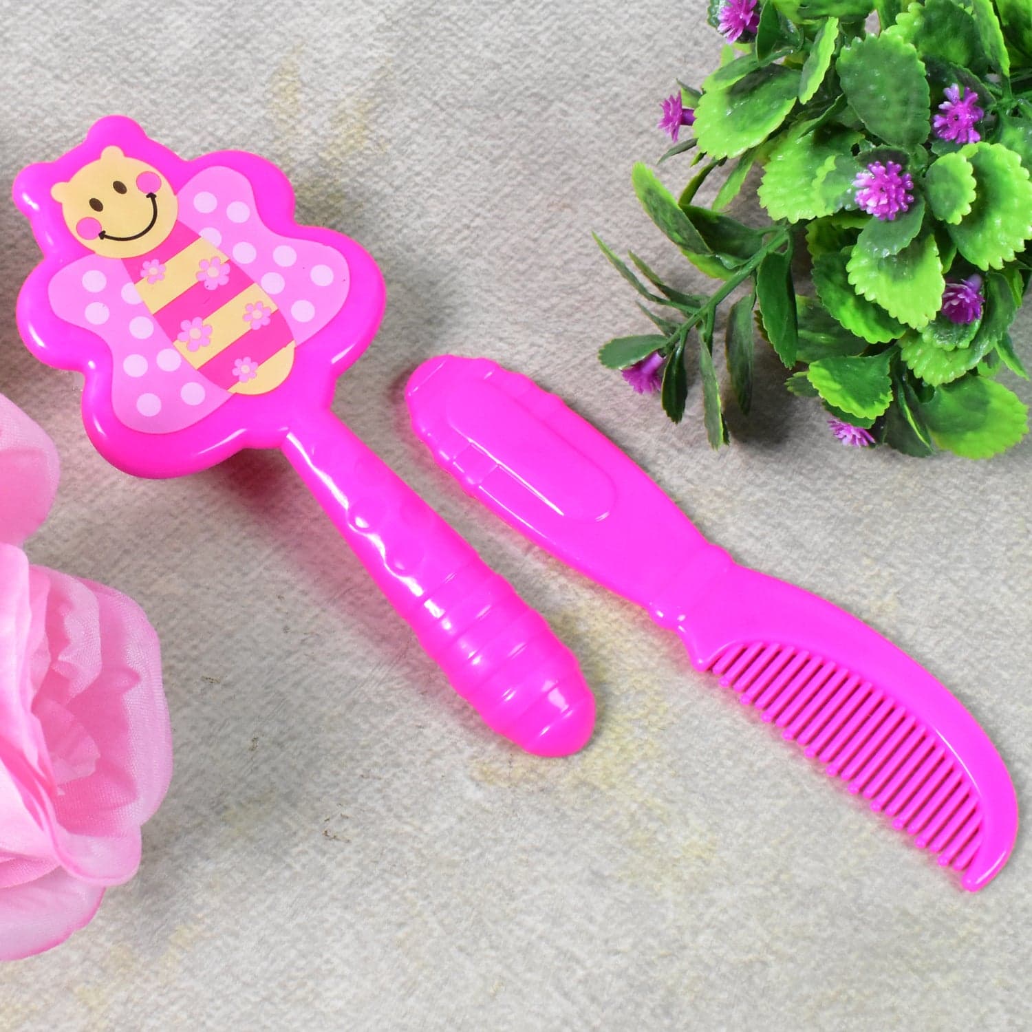 Baby comb and brush hair set (1 Pc / Mix Color), Hair accessories thumbnail 7