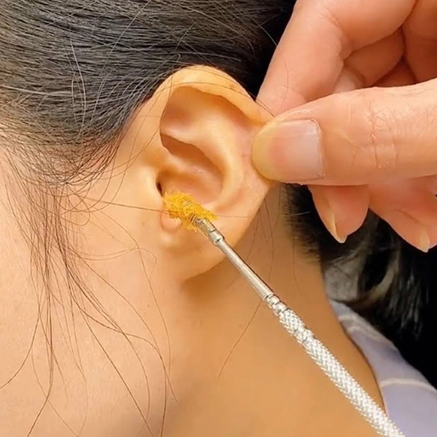 Ear Wax Removal Kit of Portable Ear Cleaning Tool with Keychain Holder (6 Pc) thumbnail 5