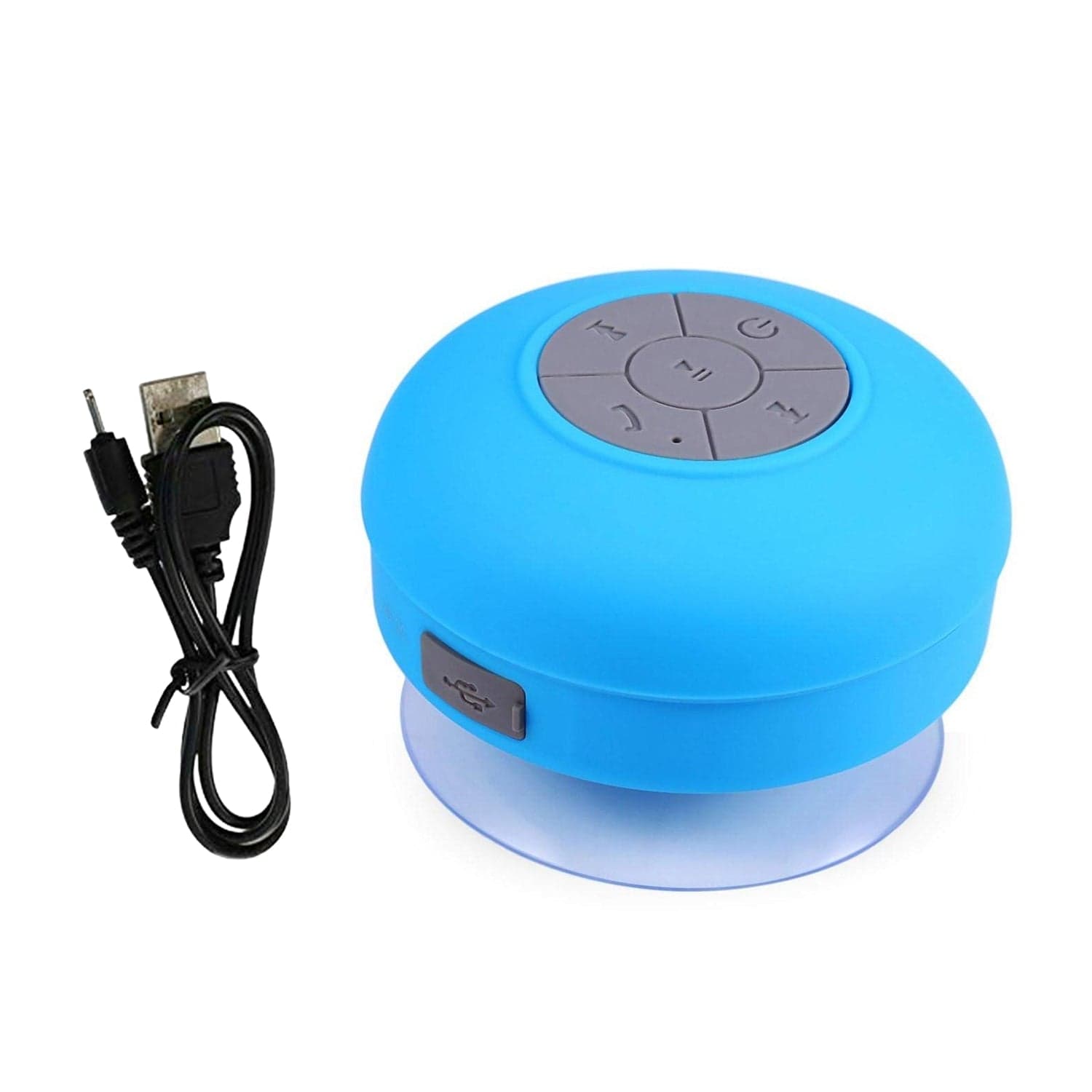 Mini Waterproof Hands-Free Bluetooth Speaker with MIC Suction Cup (1 Pc) thumbnail 4