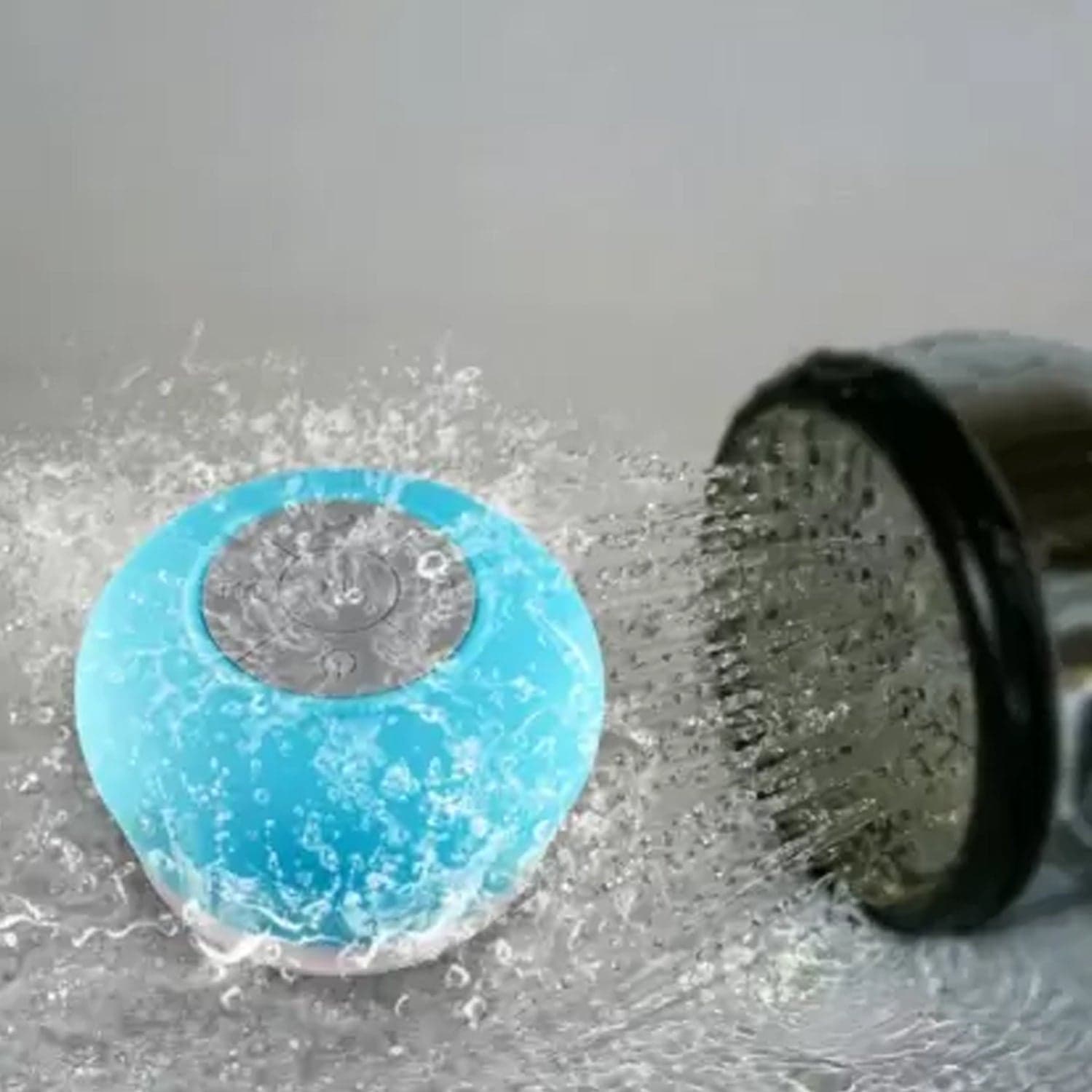 Mini Waterproof Hands-Free Bluetooth Speaker with MIC Suction Cup (1 Pc) thumbnail 5