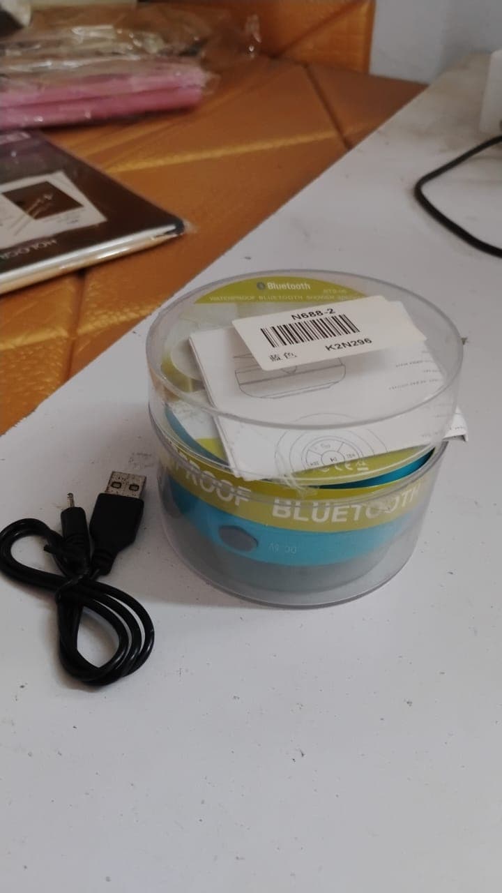 Mini Waterproof Hands-Free Bluetooth Speaker with MIC Suction Cup (1 Pc) thumbnail 8