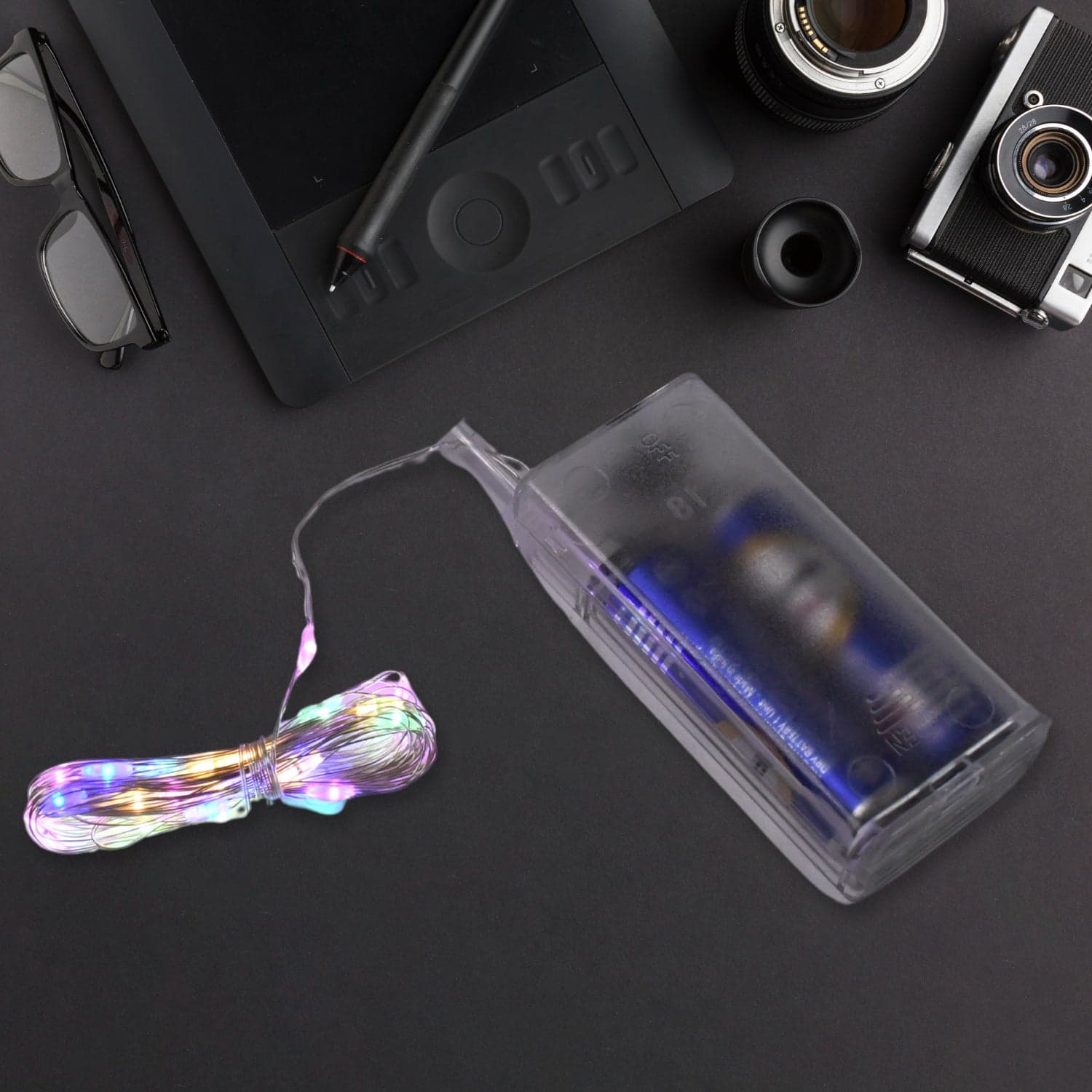 Multicolor 2AA Battery Powered, Copper Wire String Fairy Lights with 30 LEDs thumbnail 8