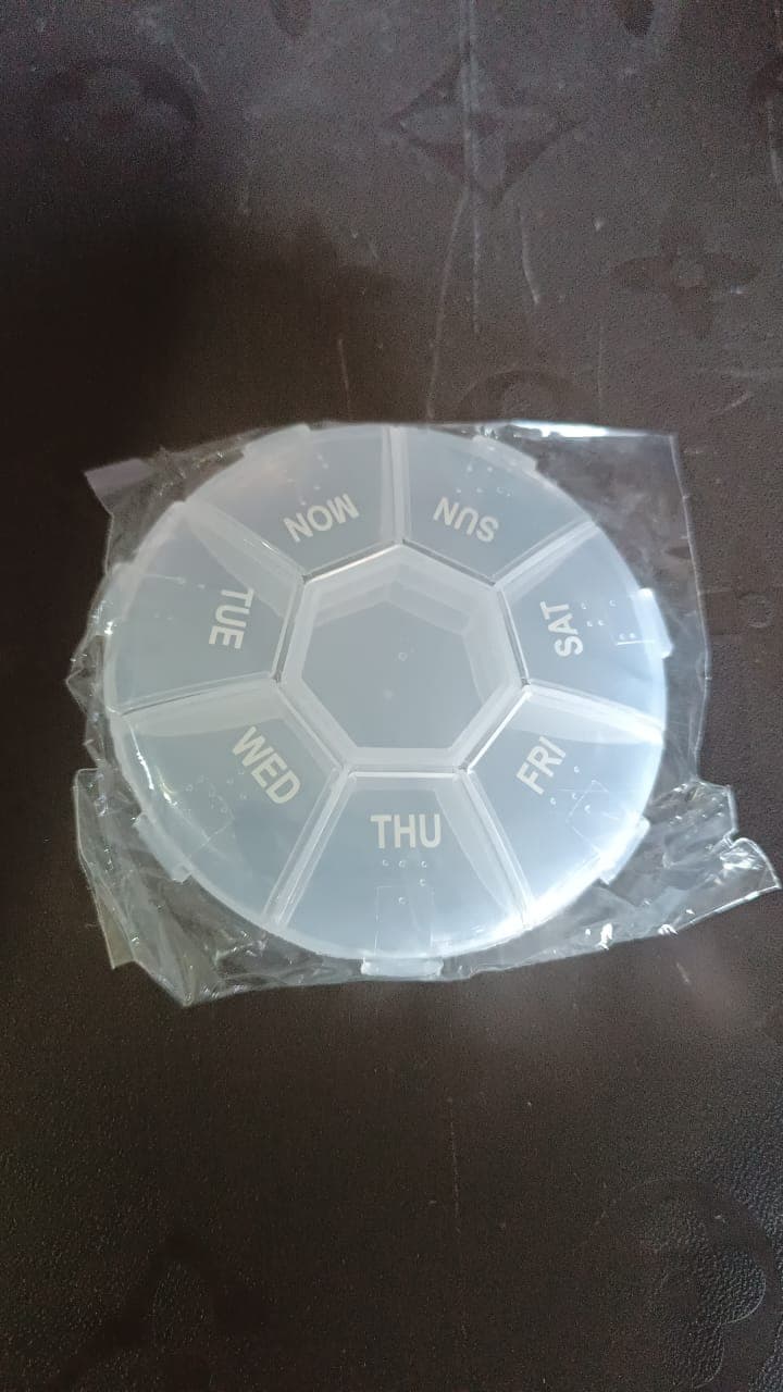 7-Sided Portable Pill Box Medicine Planner Small case thumbnail 6
