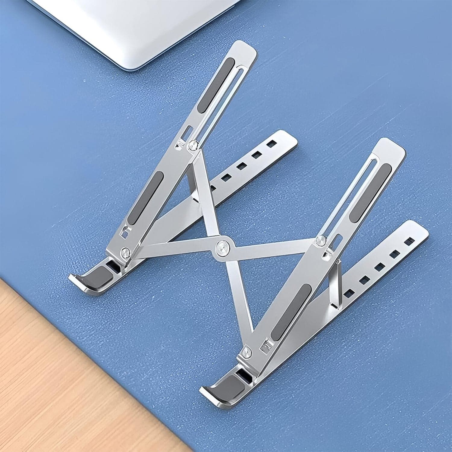 Home Foldable Height Adjustable Laptop Stand (1 Pc) thumbnail 3