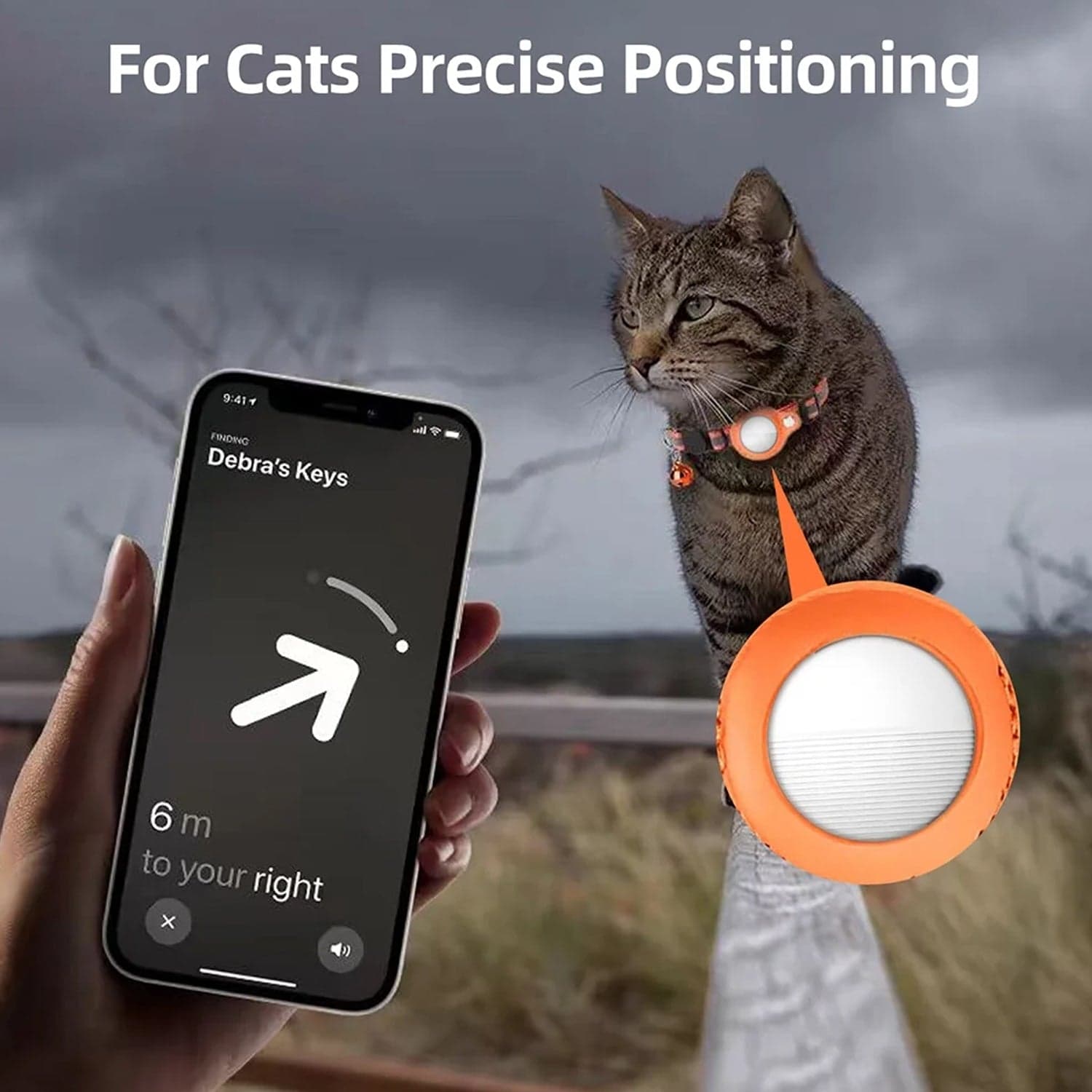 Finder Compatible with Find My App Global Tracking GPS Tracker with Sound Alarm thumbnail 6