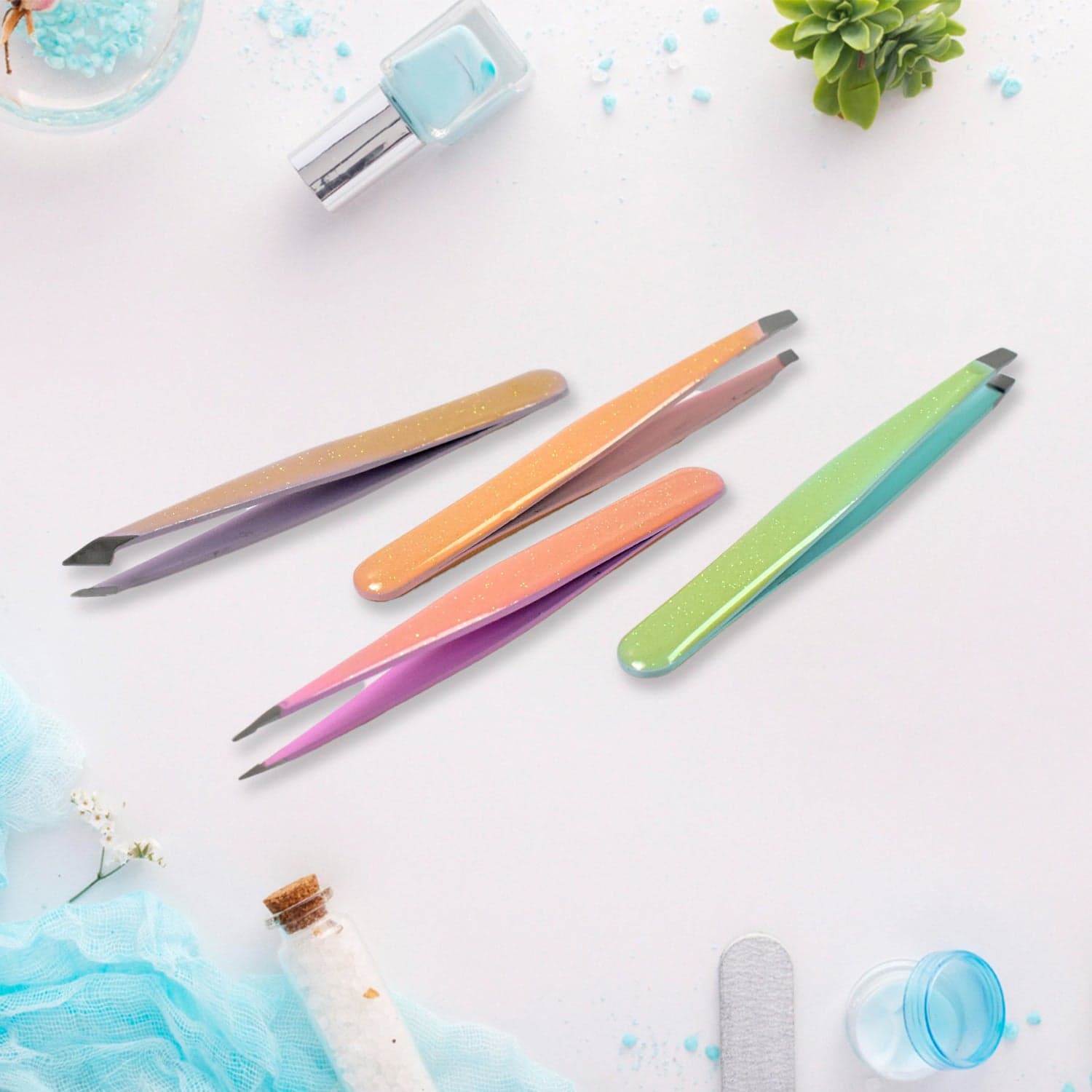 Professional Precision Tweezers (4 Pcs Set) thumbnail 1