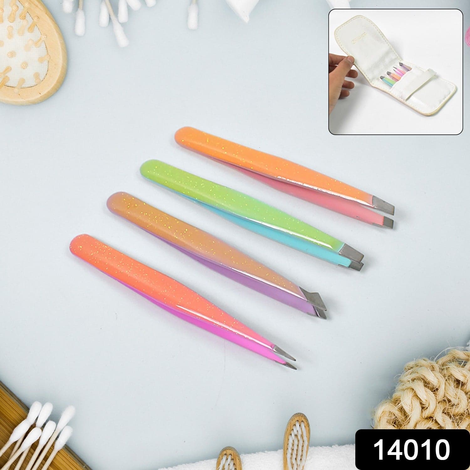 Professional Precision Tweezers (4 Pcs Set) thumbnail 2
