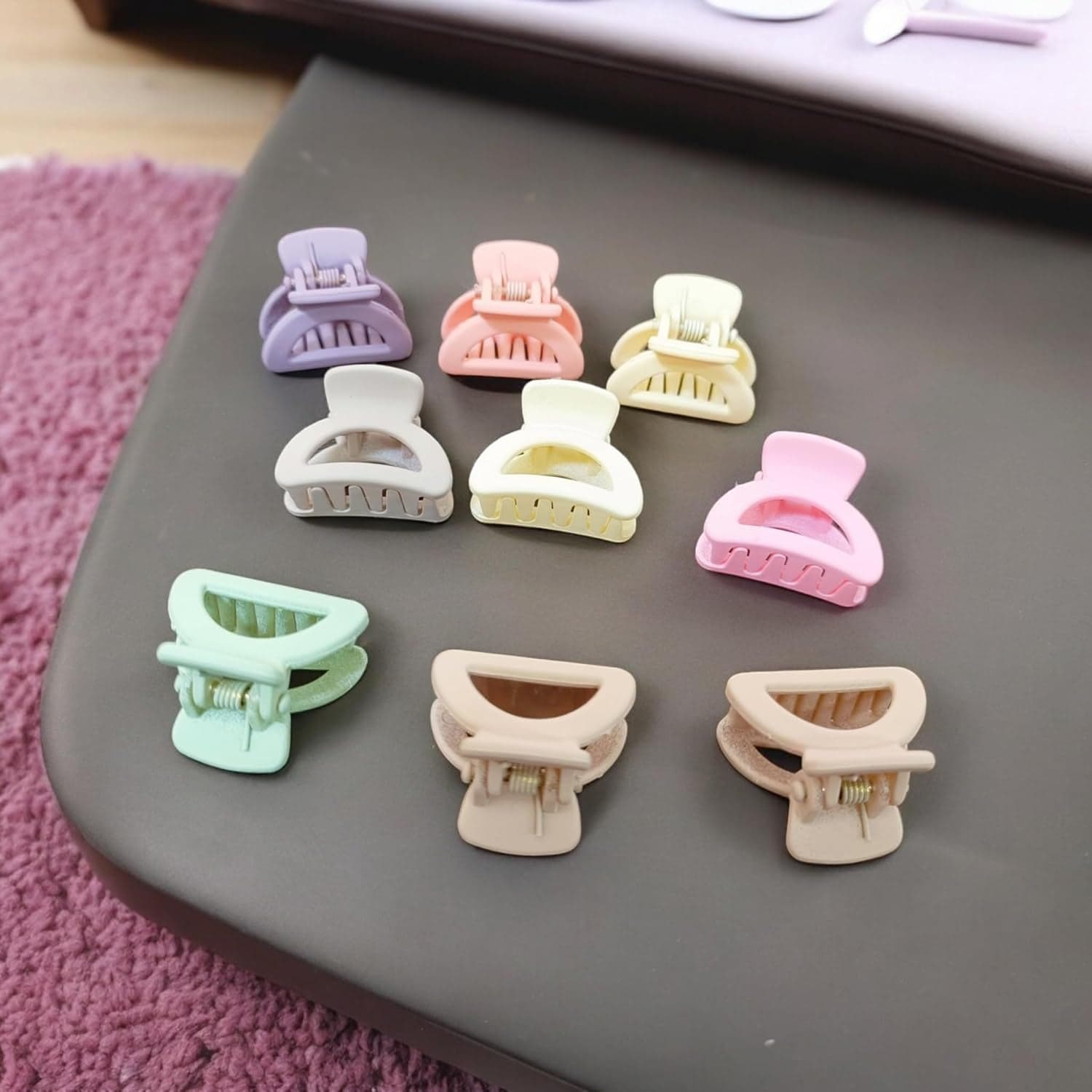 Plastic Small Hair Clips for Girls Kids Hair Accessories (3 Pcs Set / Mix Color & Design) thumbnail 10