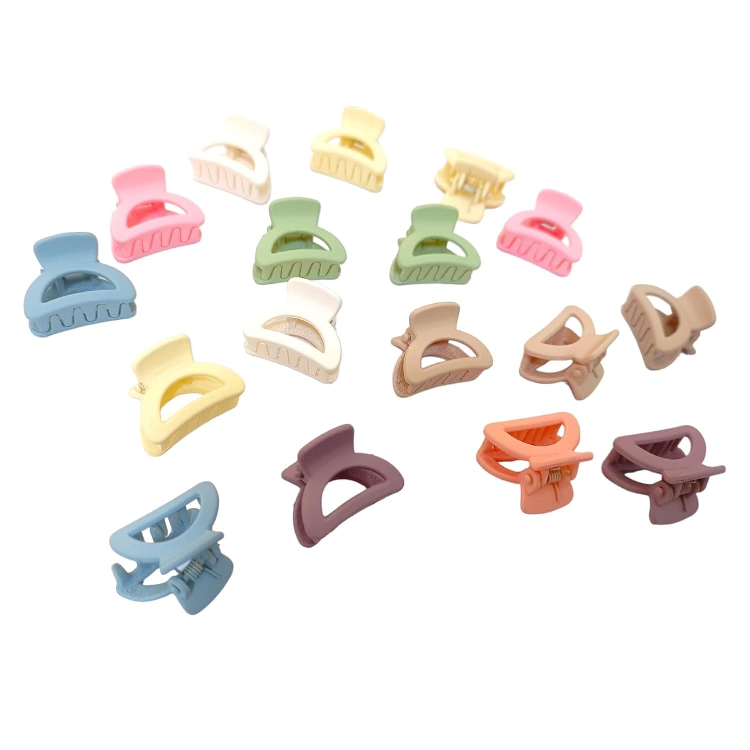 Plastic Small Hair Clips for Girls Kids Hair Accessories (3 Pcs Set / Mix Color & Design) thumbnail 4
