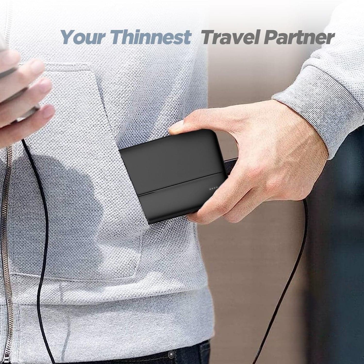 Lithium-Polymer, 2 USB Output, Power Bank, 10000mAh (1 Pc) thumbnail 7