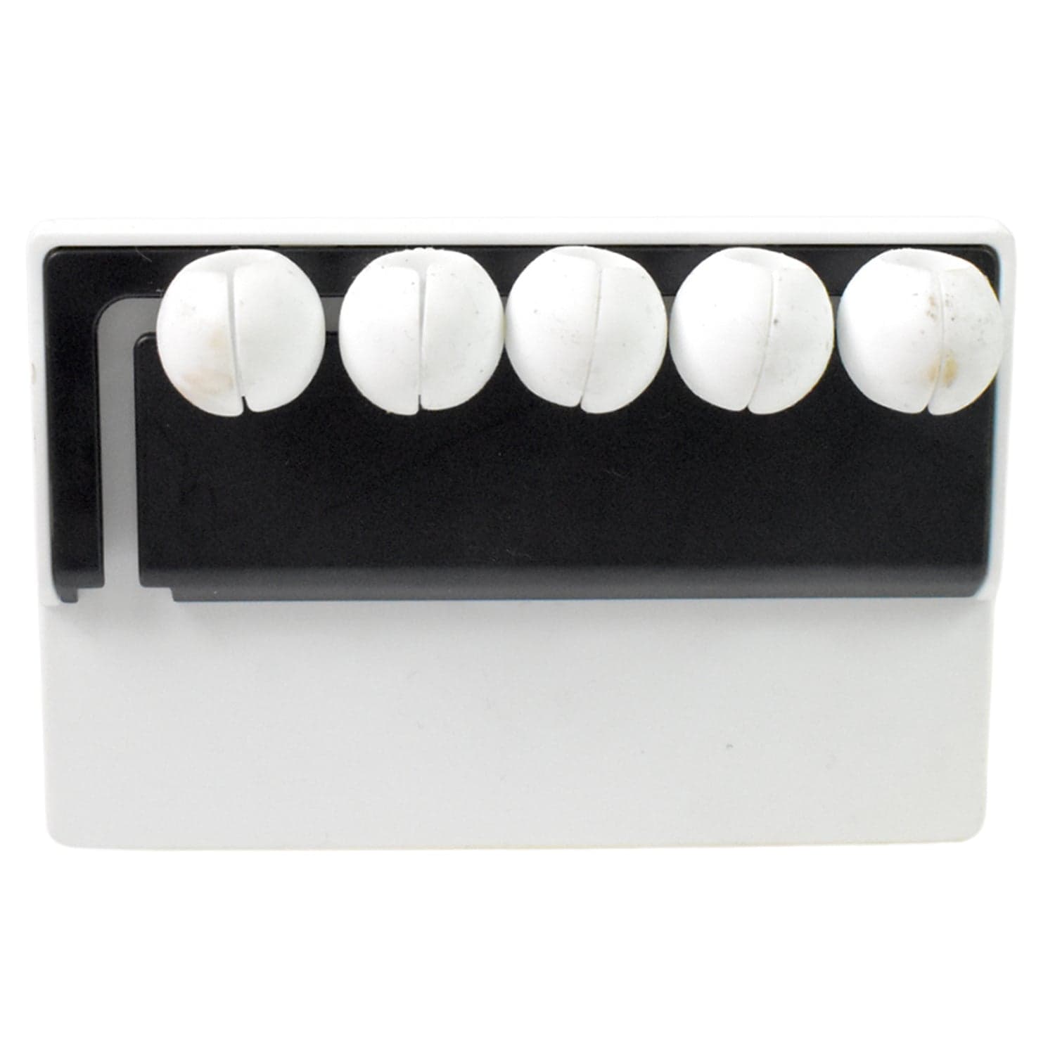 5 Slots Adhesive Desk Cable Cord Holder for Charging Cable (1 Pc / Mix Color) thumbnail 6