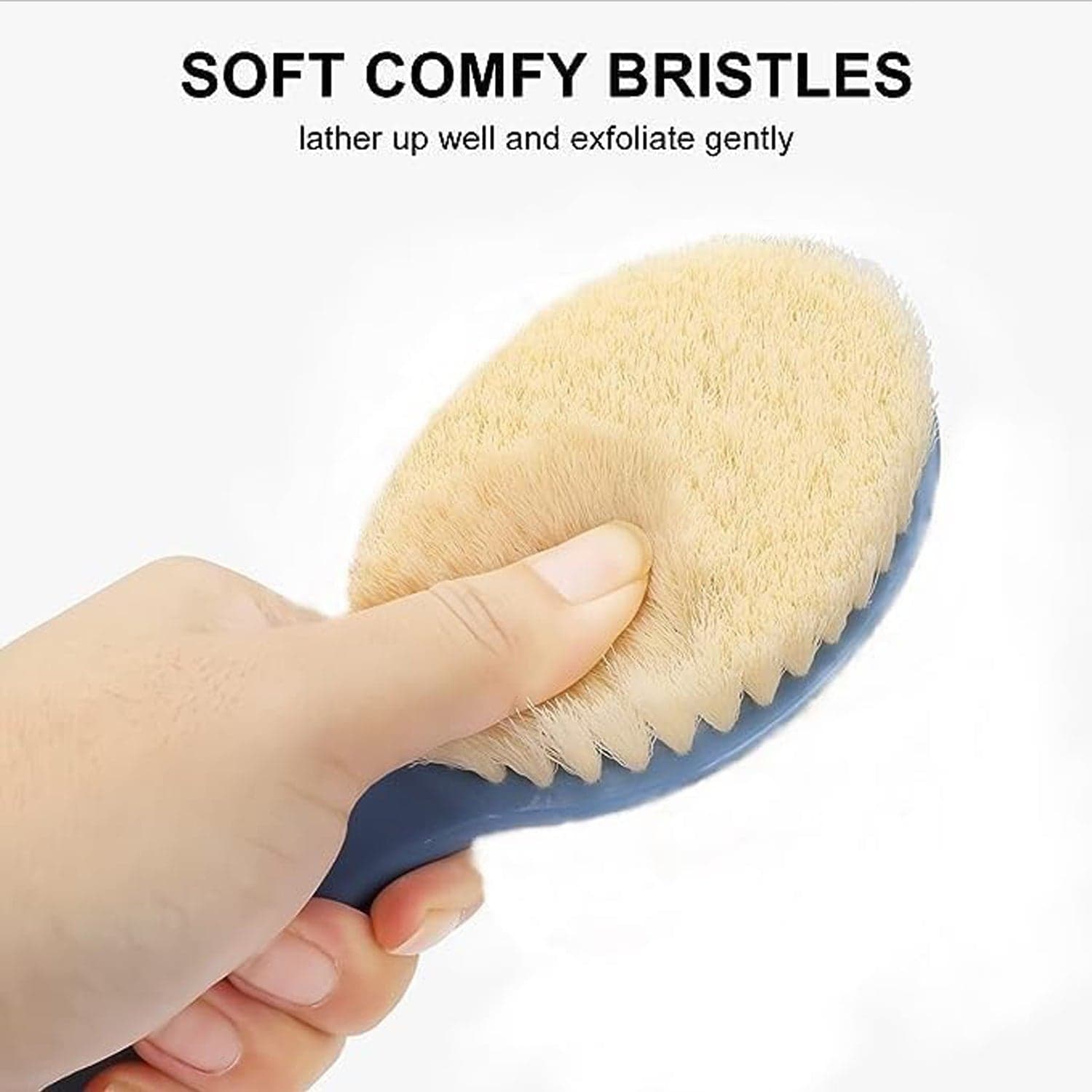 Back Scrubber for Shower Dry Body Brush Back Brush Long Handle (1 Pc / B Grade) thumbnail 6