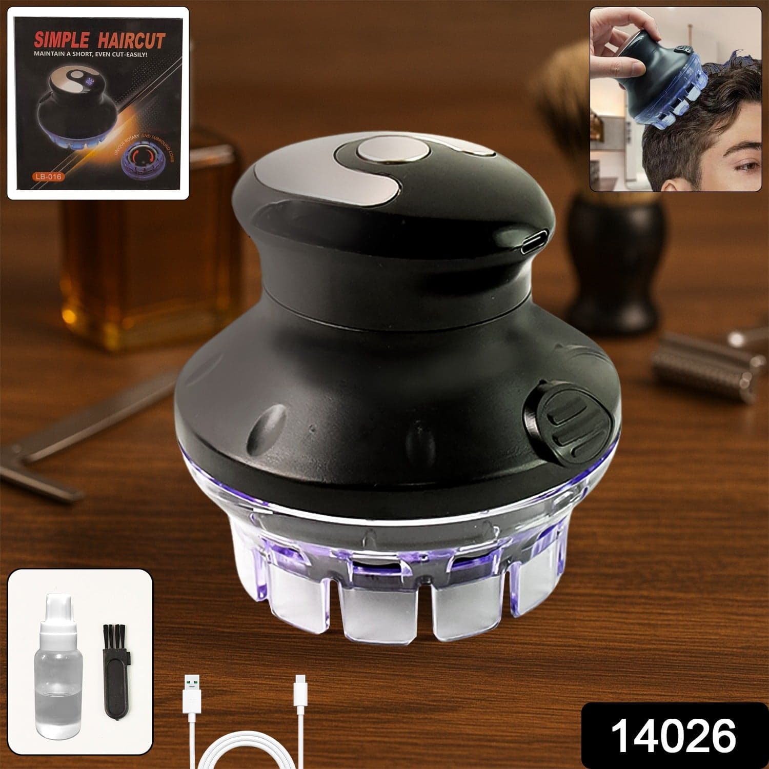 Rechargeable Electric Hair Cutting Machine 1 Pc thumbnail 1