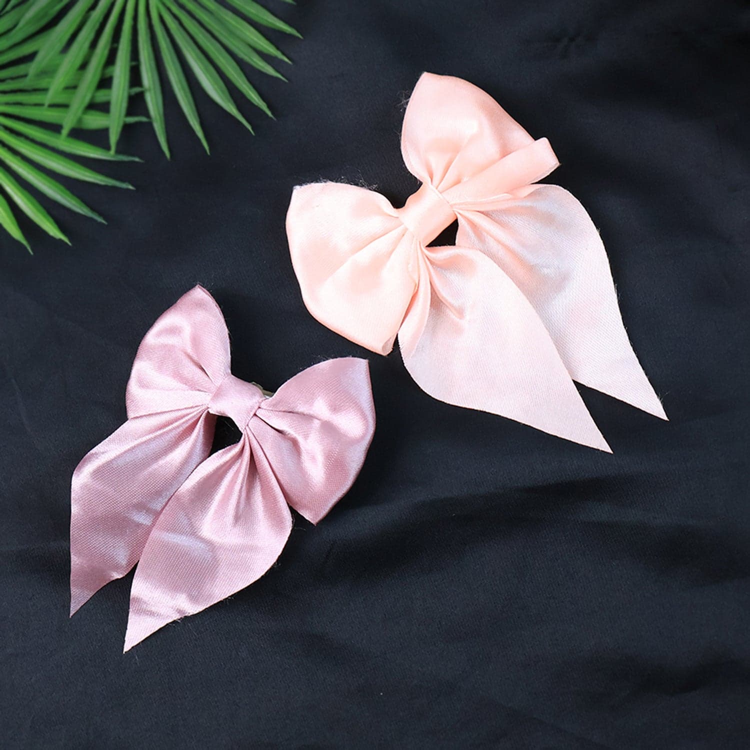 Satin Bow Hair Clip 10Pc thumbnail 6