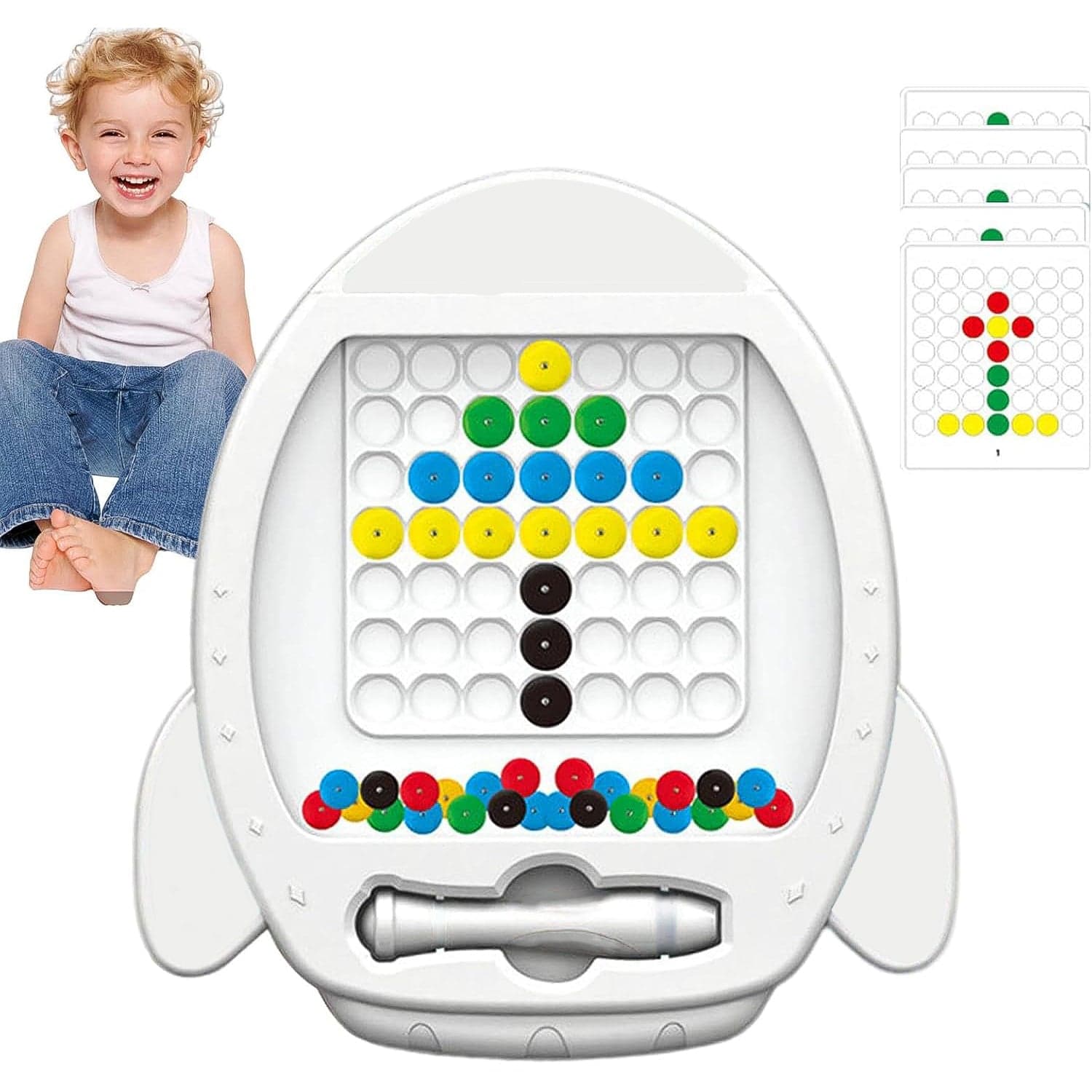Space Rocket Magnetic Painting Board For Kids thumbnail 5