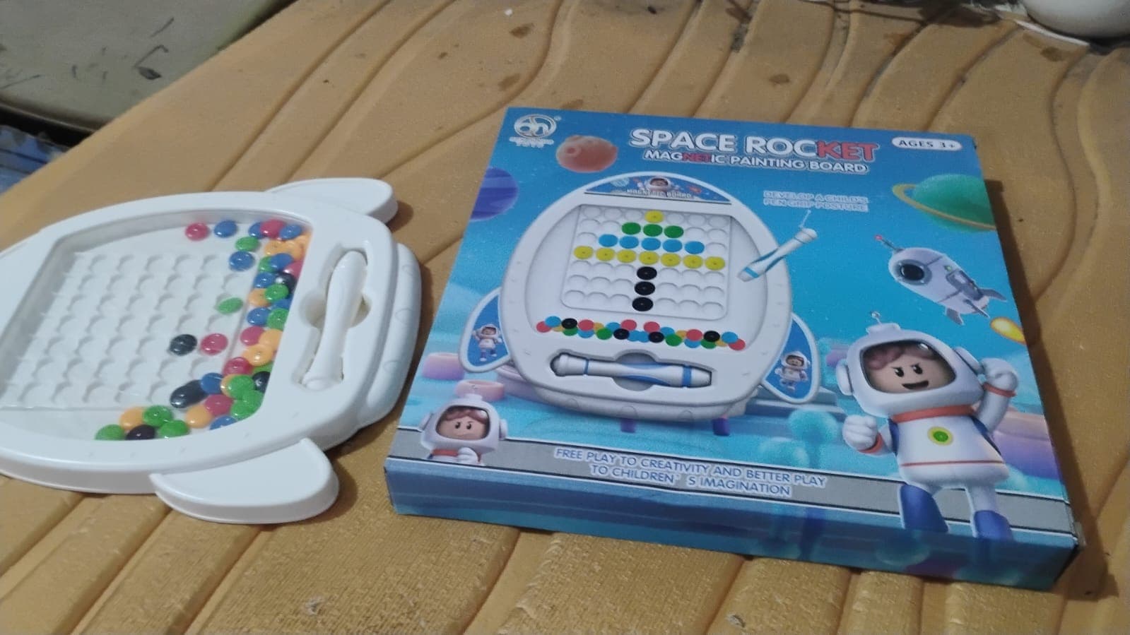 Space Rocket Magnetic Painting Board For Kids thumbnail 7
