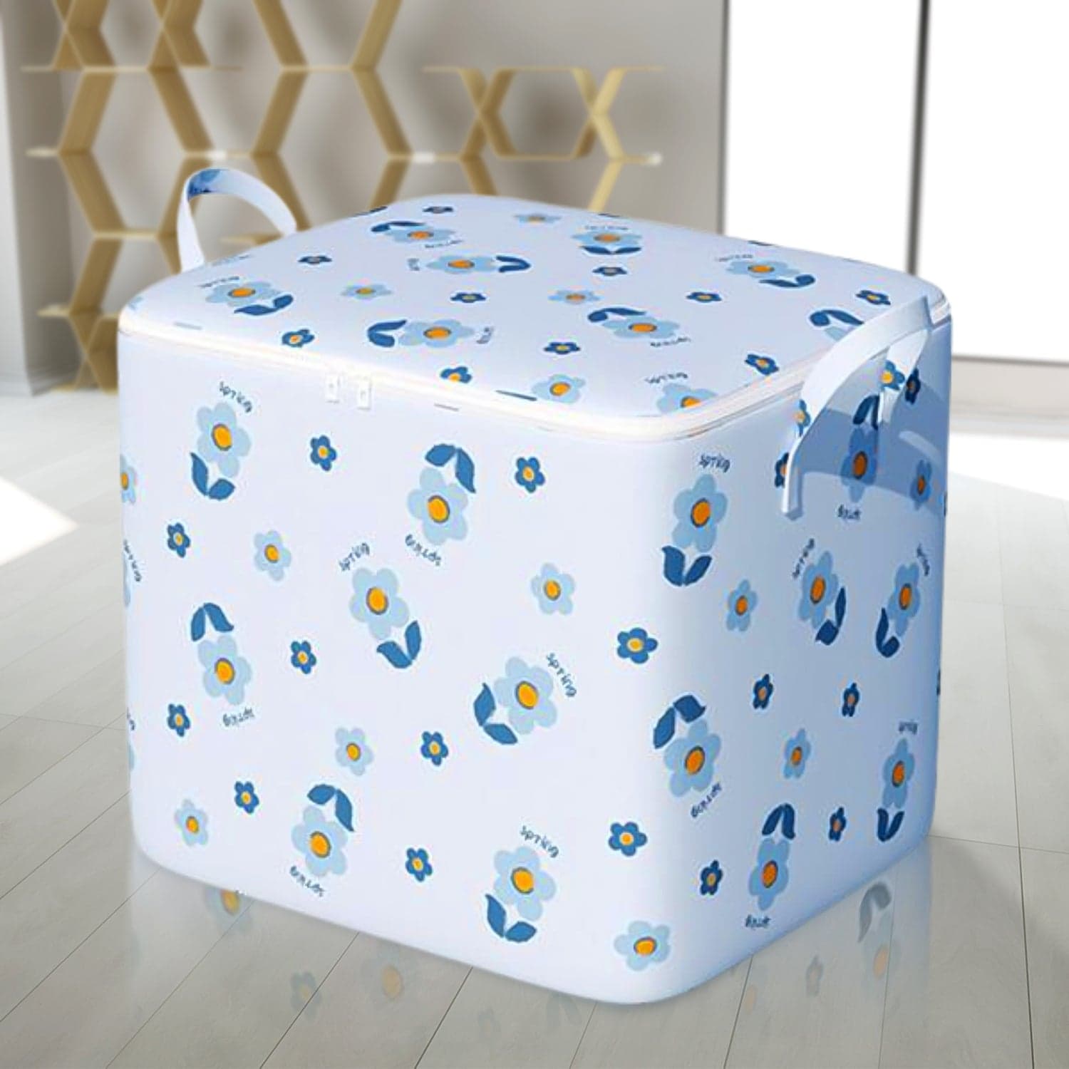 Foldable Clothes Storage Comforter Organizer Storage (100 L / Mix Color) thumbnail 1
