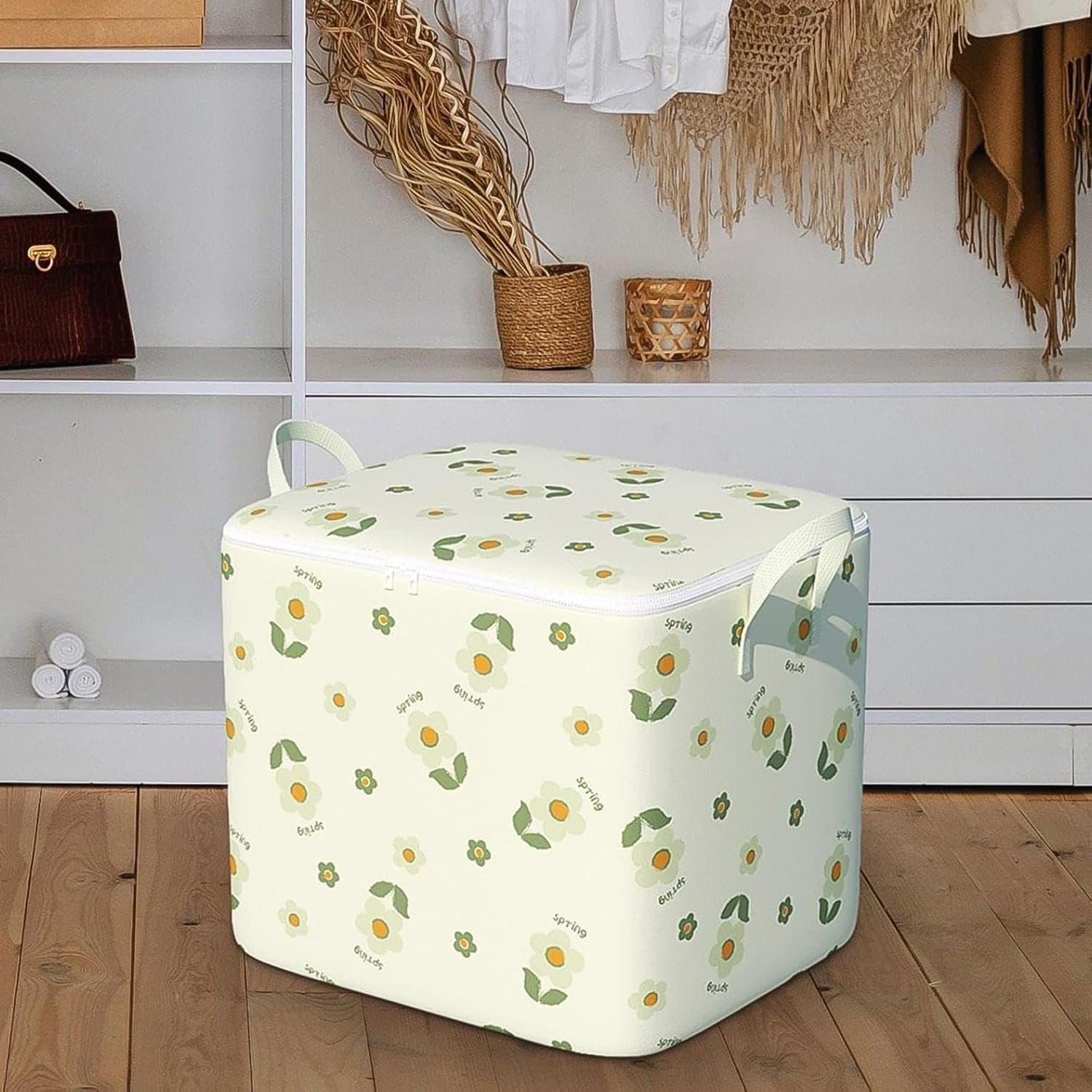 Foldable Clothes Storage Comforter Organizer Storage (140 L) thumbnail 1