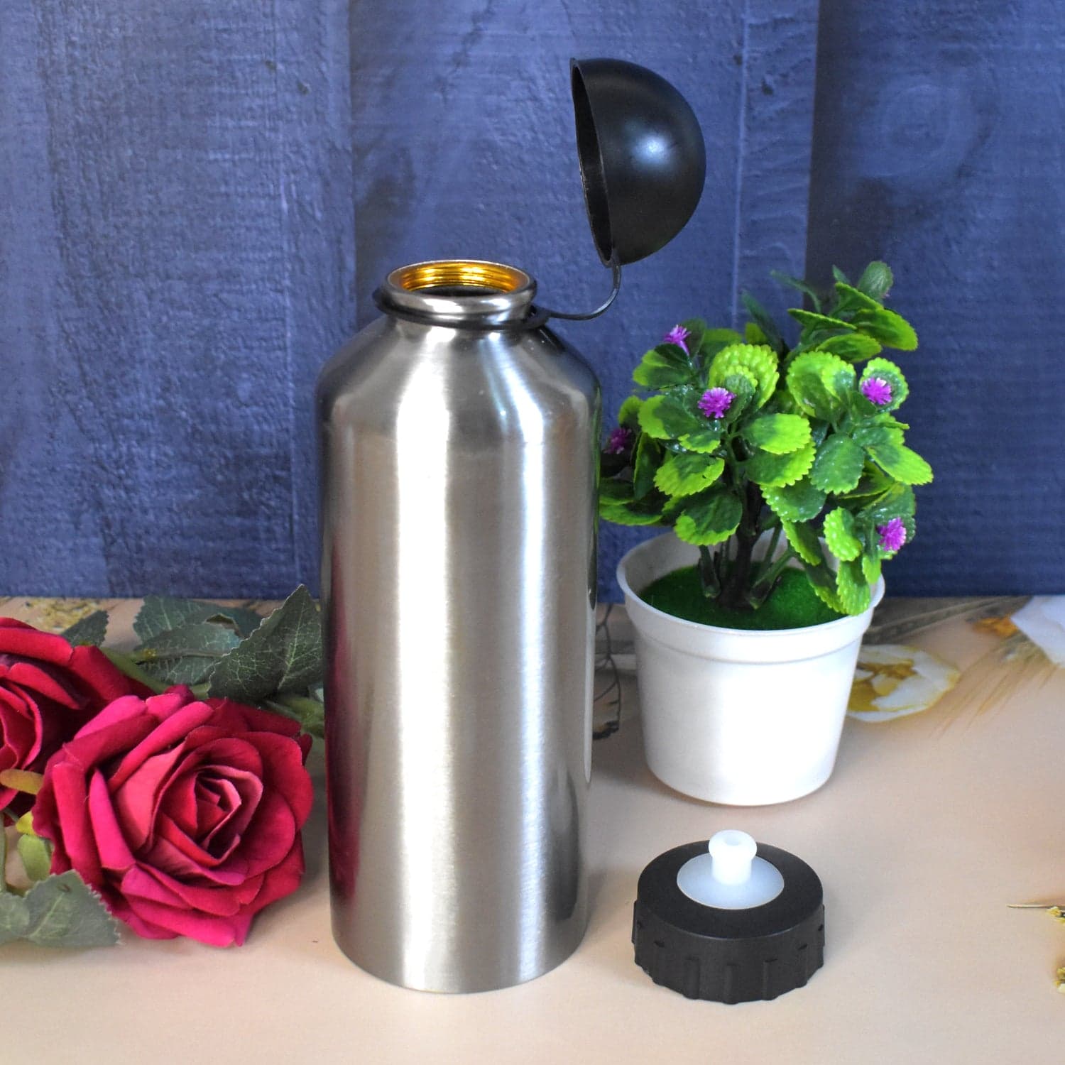 Aluminium Sports Water Bottle Look for Sports Gym (Capacity 500 ML Approx) thumbnail 4