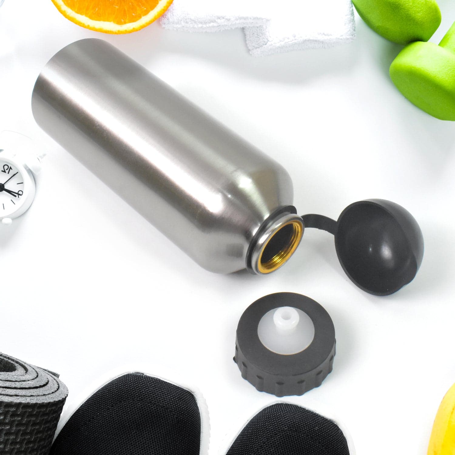 Aluminium Sports Water Bottle Look for Sports Gym (Capacity 500 ML Approx) thumbnail 6