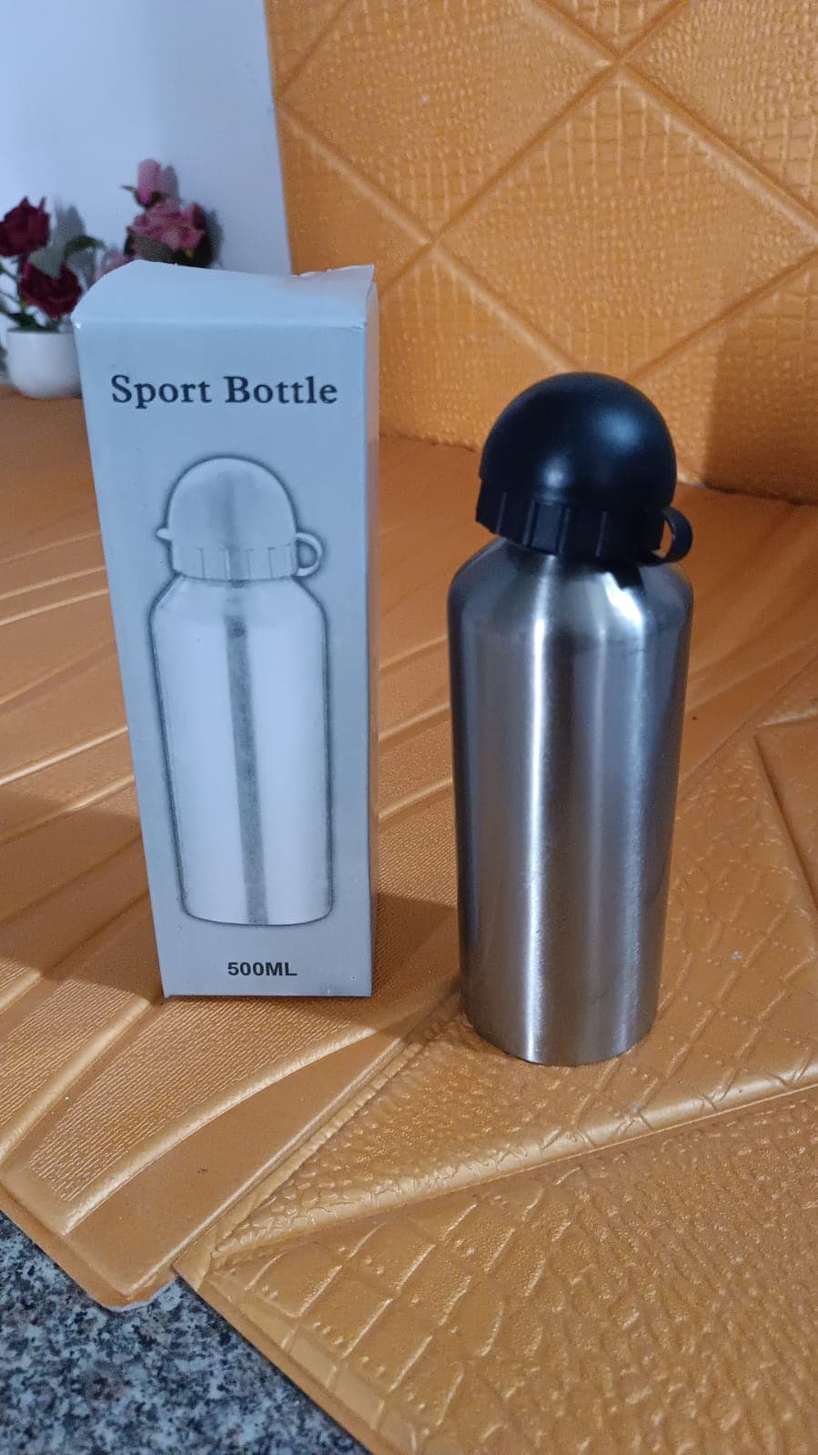 Aluminium Sports Water Bottle Look for Sports Gym (Capacity 500 ML Approx) thumbnail 7