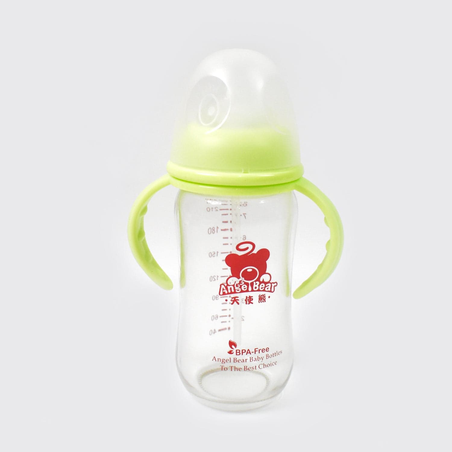 Glass Baby Feeding Bottle with Handles & Straw (240 ML / 1 Pc) thumbnail 5