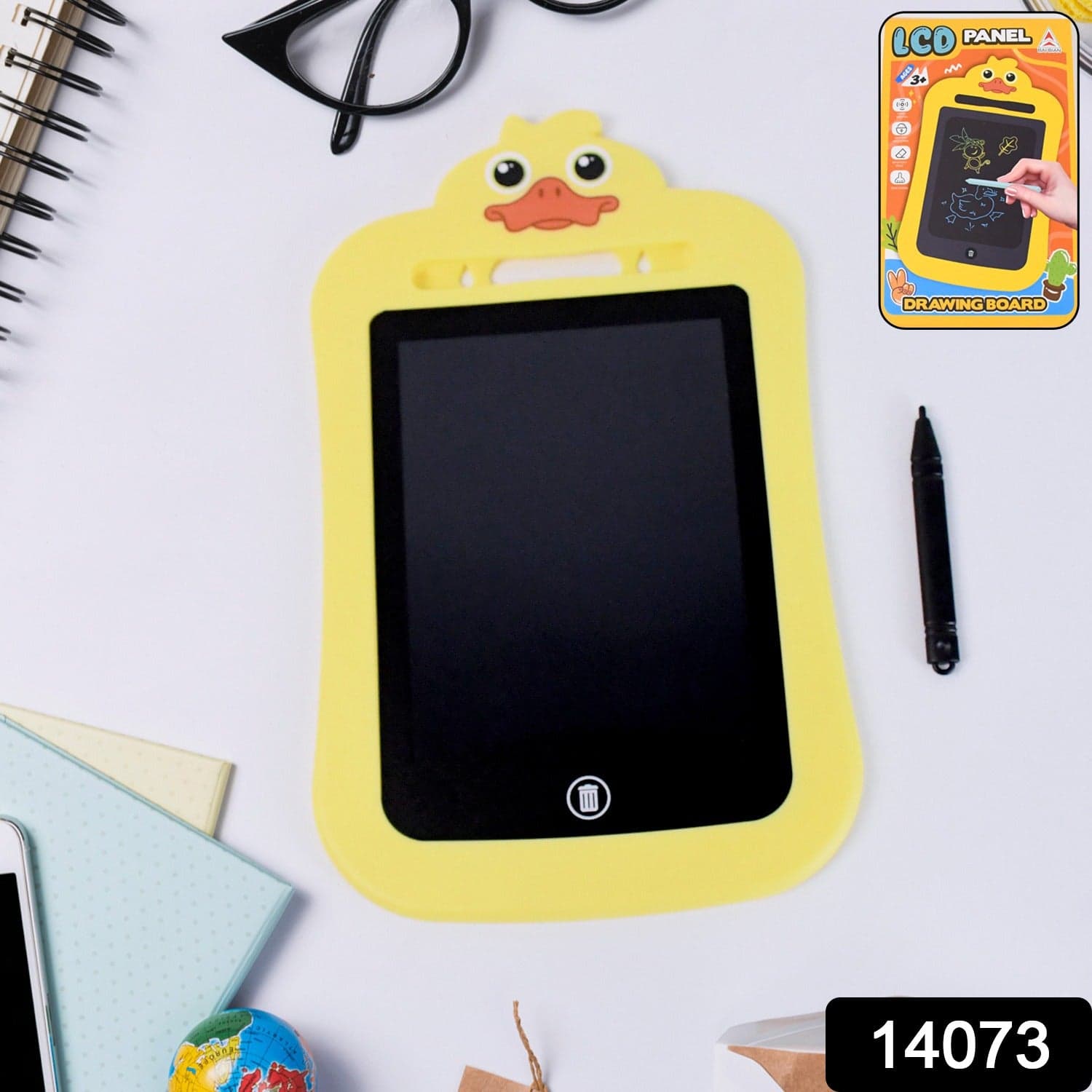 Kids Portable LCD Writing Tablet (1 Pc / Mix Design) thumbnail 2
