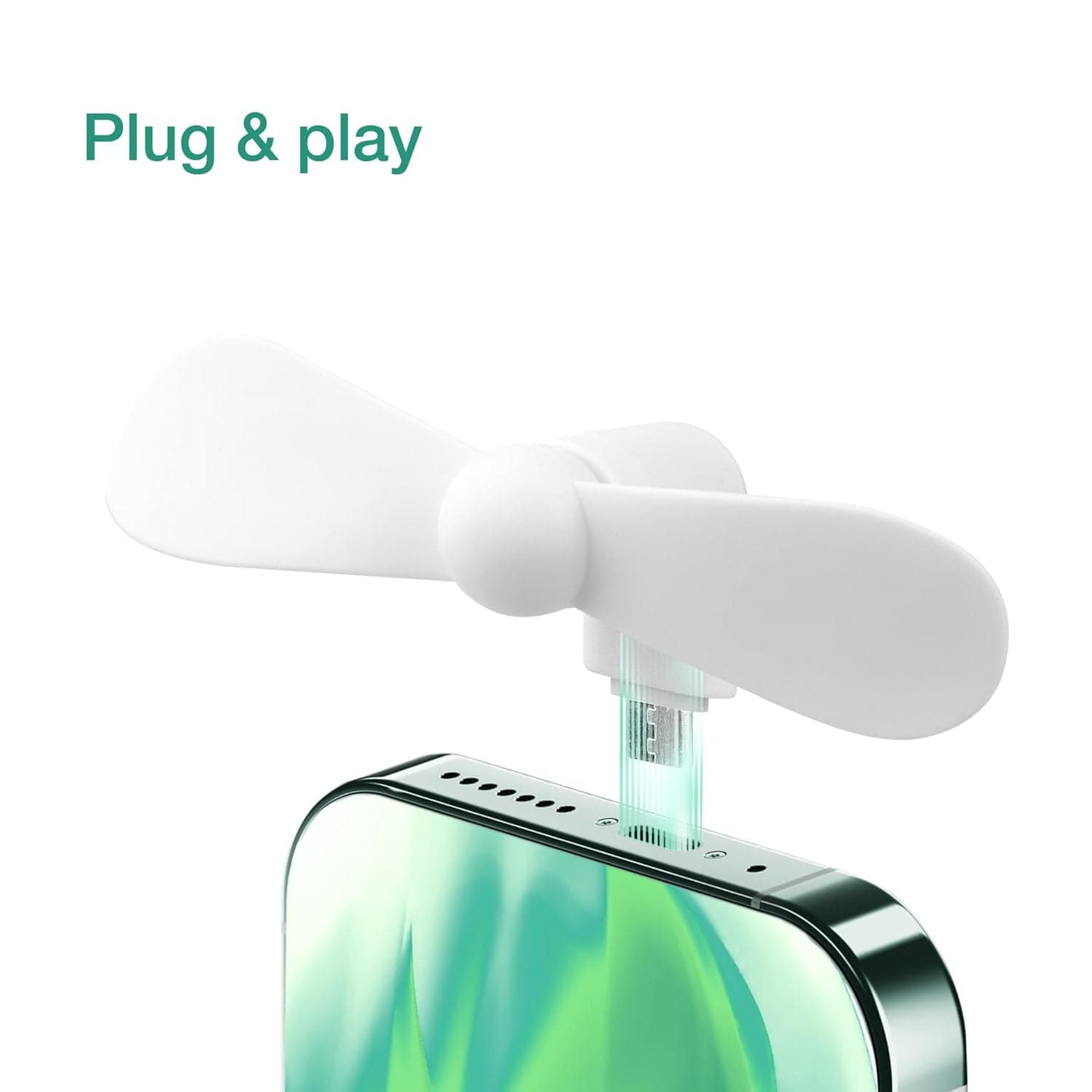 Micro / Android USB Mini Fan Flexible USB Fan (1 Pc / Loose) thumbnail 3