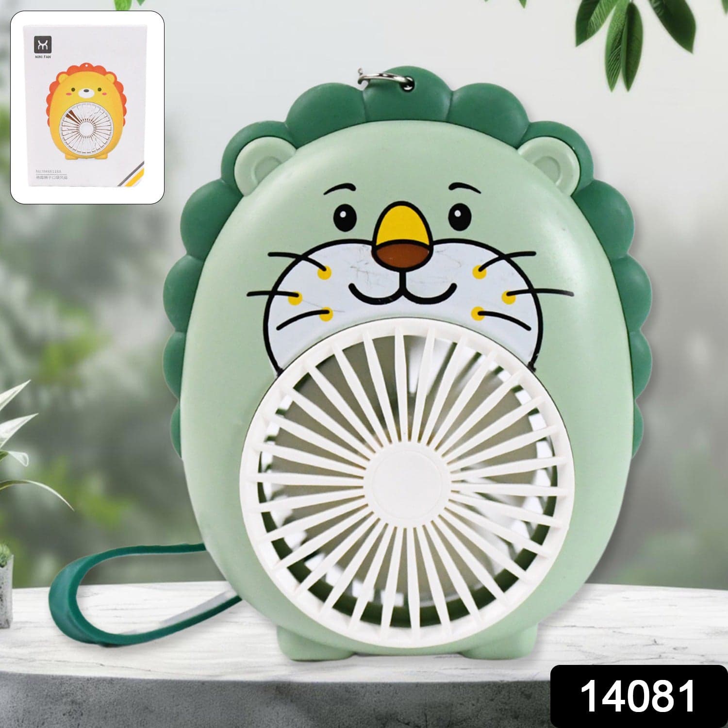 Cartoon USB Handheld Fan Portable Outdoor Mini Desktop Office Fan thumbnail 2