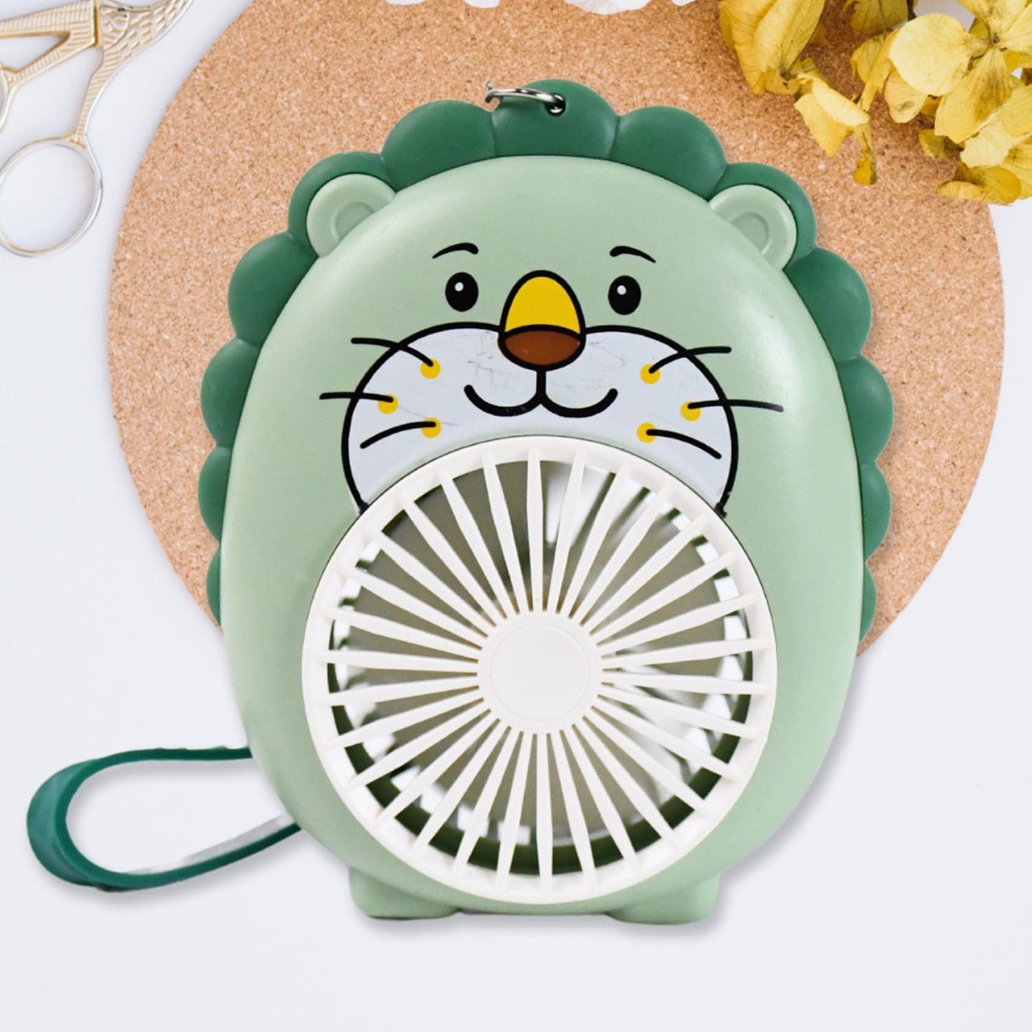 Cartoon USB Handheld Fan Portable Outdoor Mini Desktop Office Fan thumbnail 3