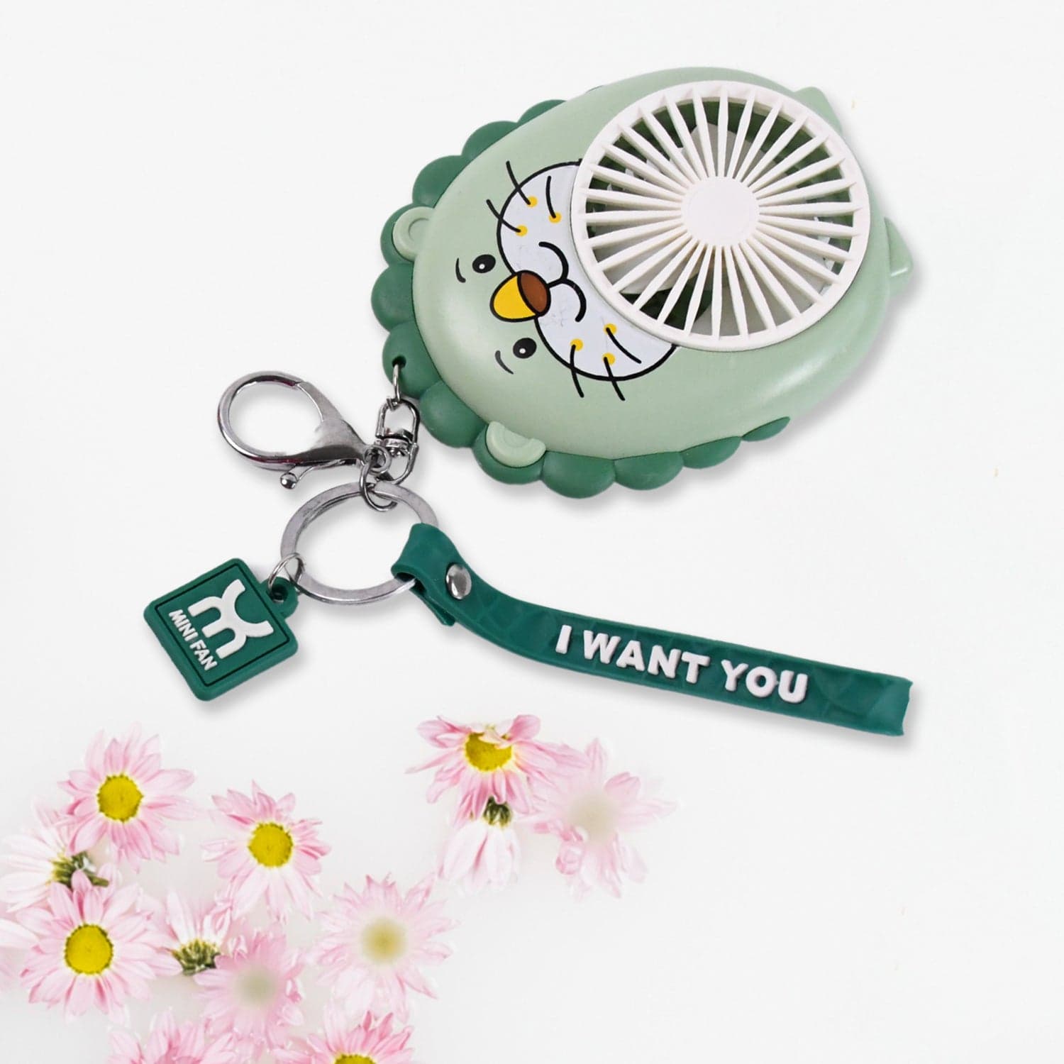 Cartoon USB Handheld Fan Portable Outdoor Mini Desktop Office Fan thumbnail 4