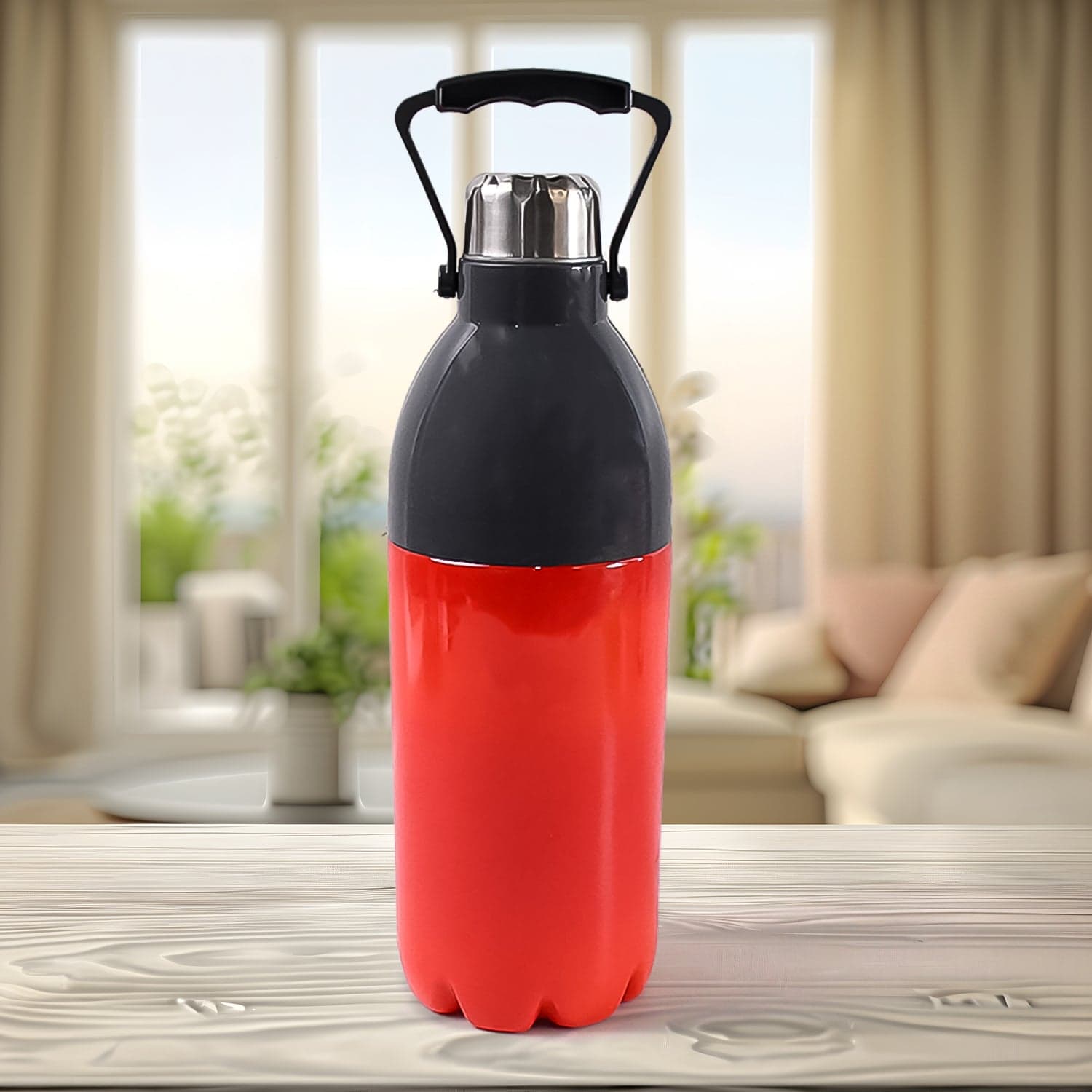Plastic Sports Bottle Insulated, Leakproof, BPA-Free (1400ml / Mix Colour) thumbnail 1