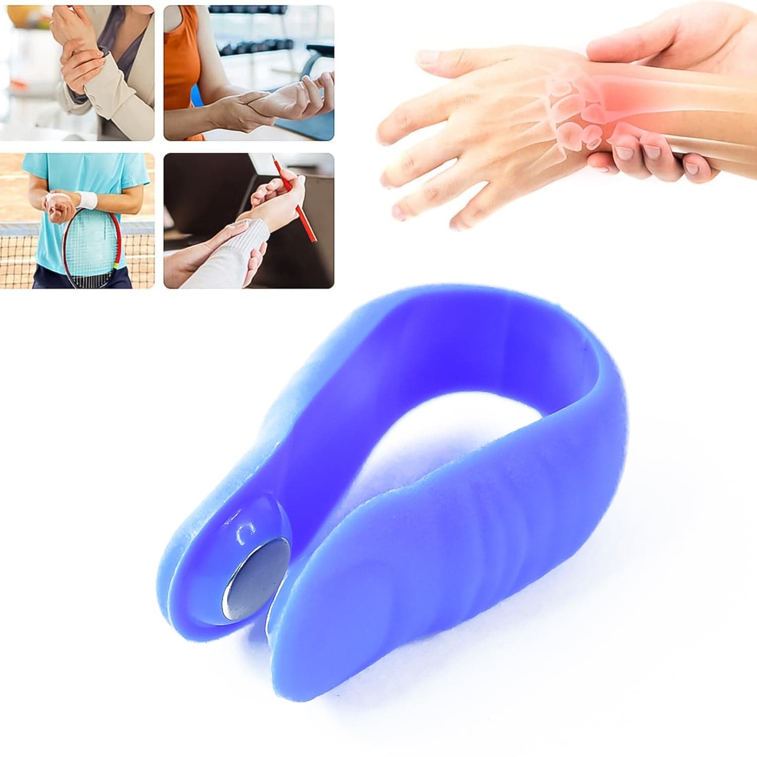 Plastic Magnetic Acupressure Ring 1 Pc thumbnail 3