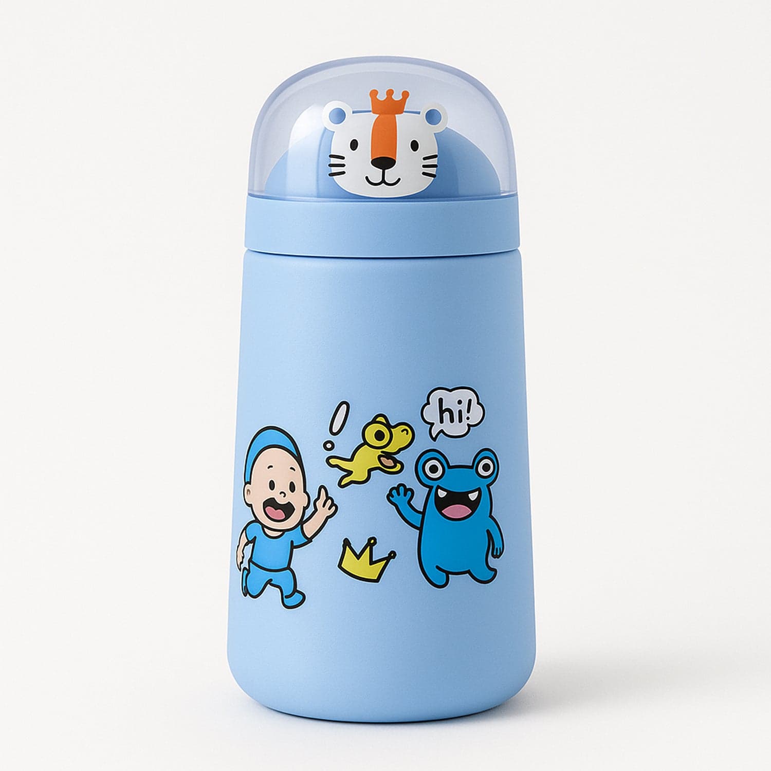 Double Wall Cartoon Glass Water Bottle 350Ml 1 Pc thumbnail 4