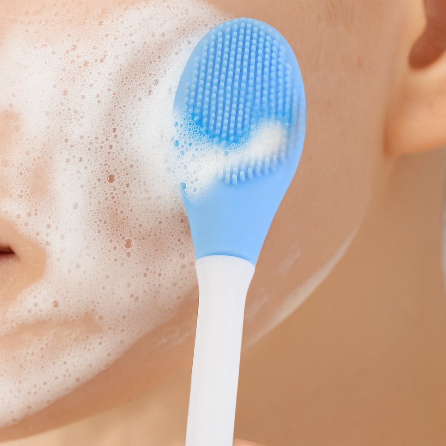 2 In 1 Silicone Face Scrubber 1 Pc thumbnail 6