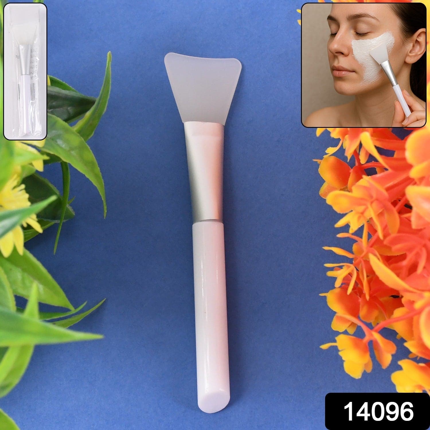 Silicone Face Mask Applicator Brush 1 Pc thumbnail 1