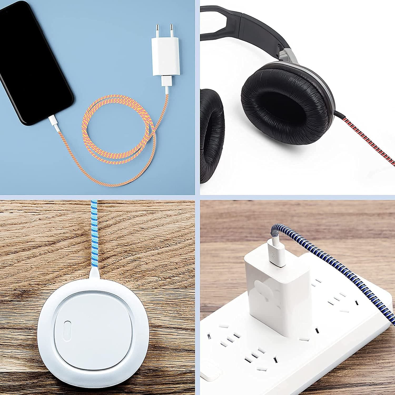 Flexible Spiral Cable Protector Sleeve 1 Pc thumbnail 3
