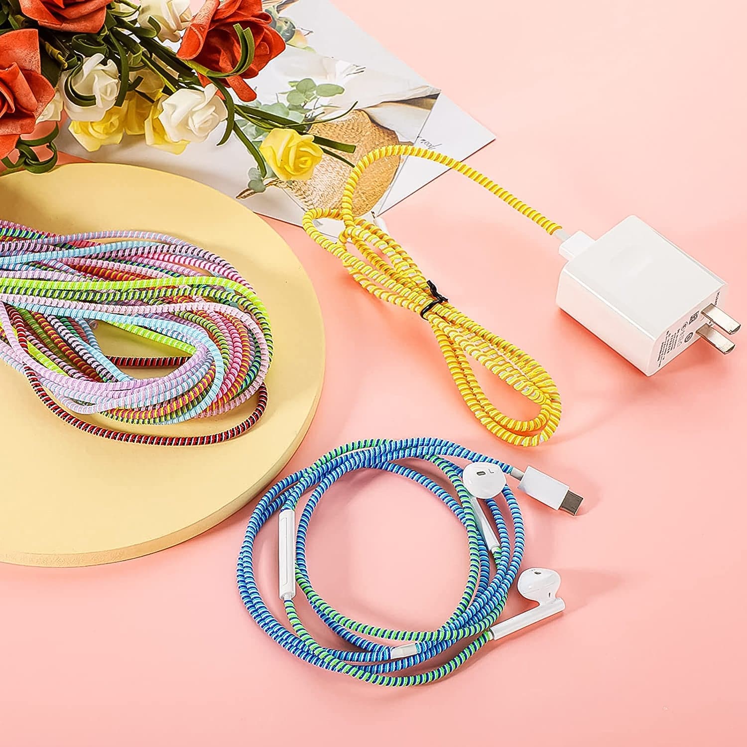 Flexible Spiral Cable Protector Sleeve 1 Pc thumbnail 4