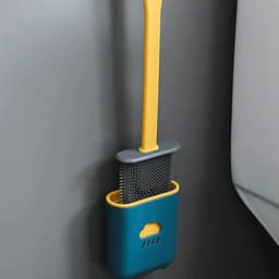 Silicone Toilet Brush with Holder (Without Box)