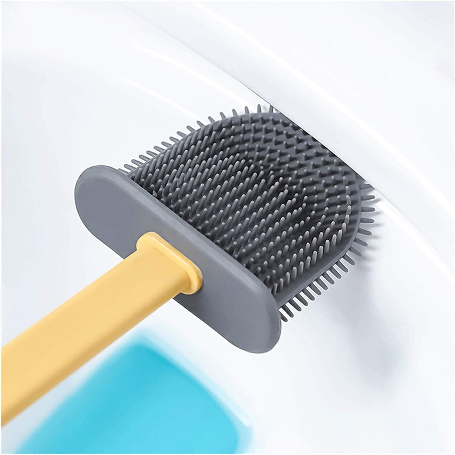 Silicone Toilet Brush with Holder (Without Box) thumbnail 4