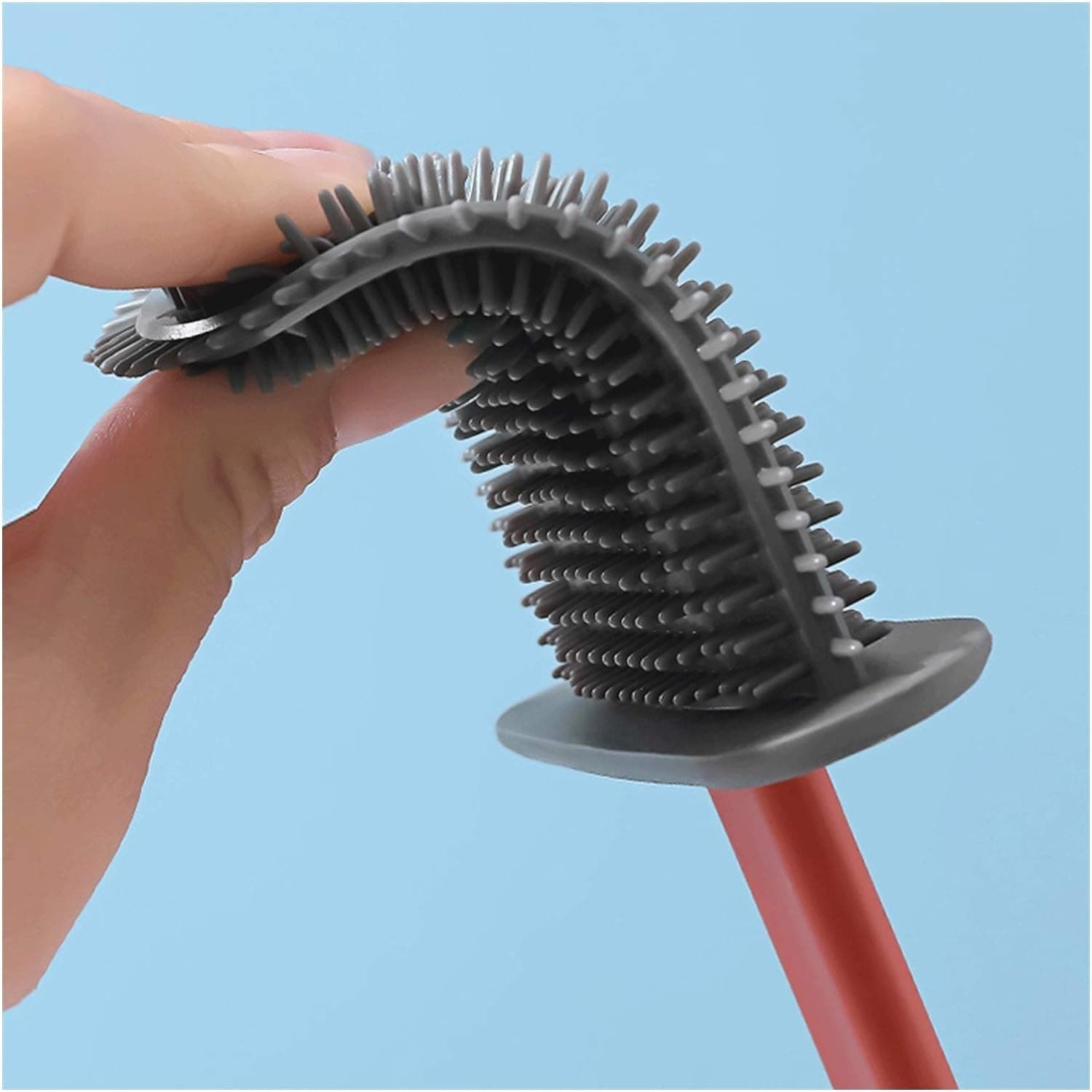 Silicone Toilet Brush with Holder (Without Box) thumbnail 6