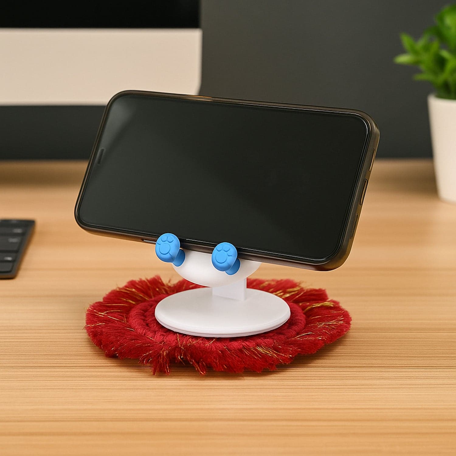 Cute Koala Shaped Mobile Phone Holder 1 Pc Set thumbnail 4