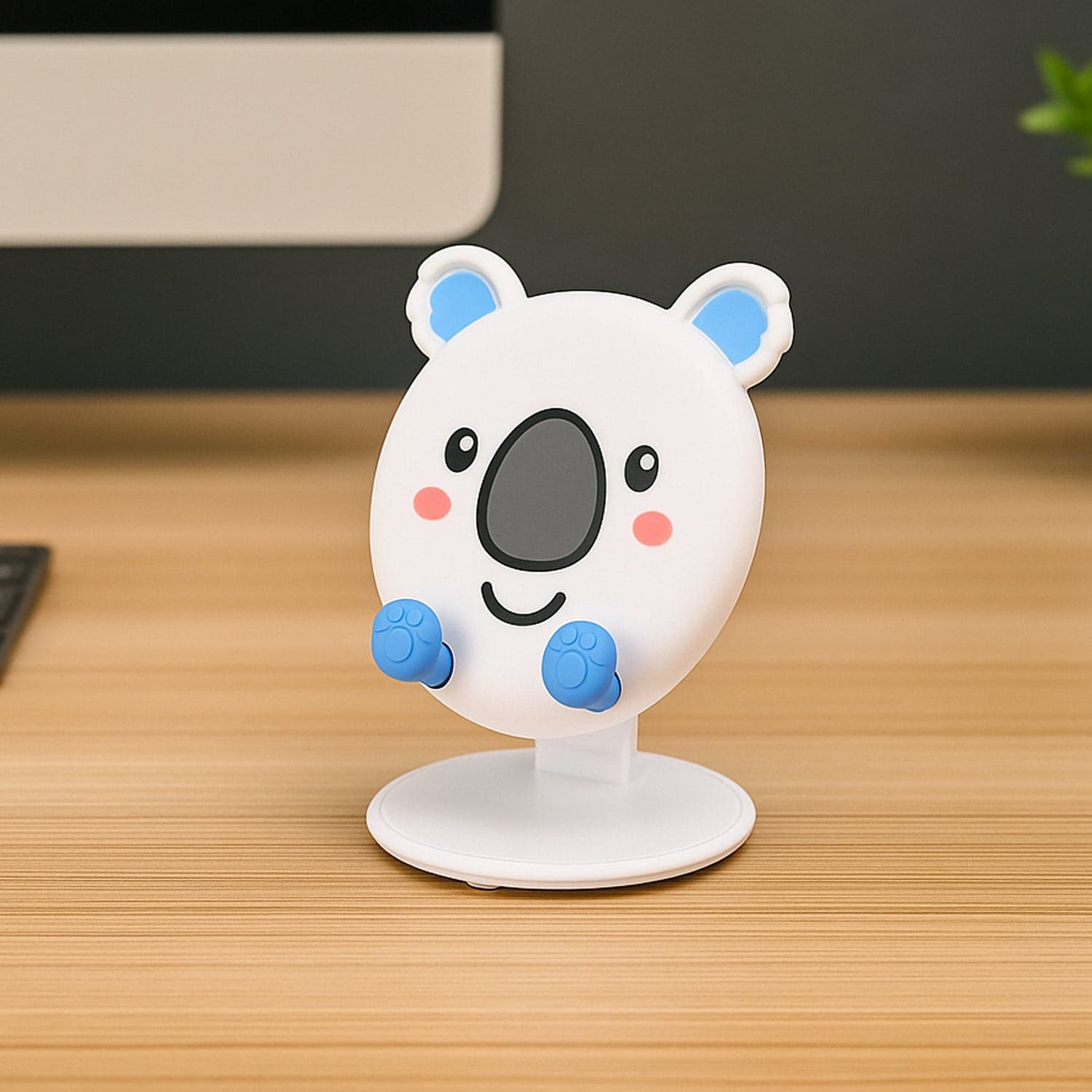 Cute Koala Shaped Mobile Phone Holder 1 Pc Set thumbnail 7