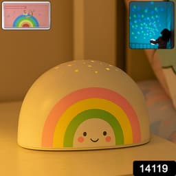 Rainbow Projector Led Night Light For Kids 1 Pc